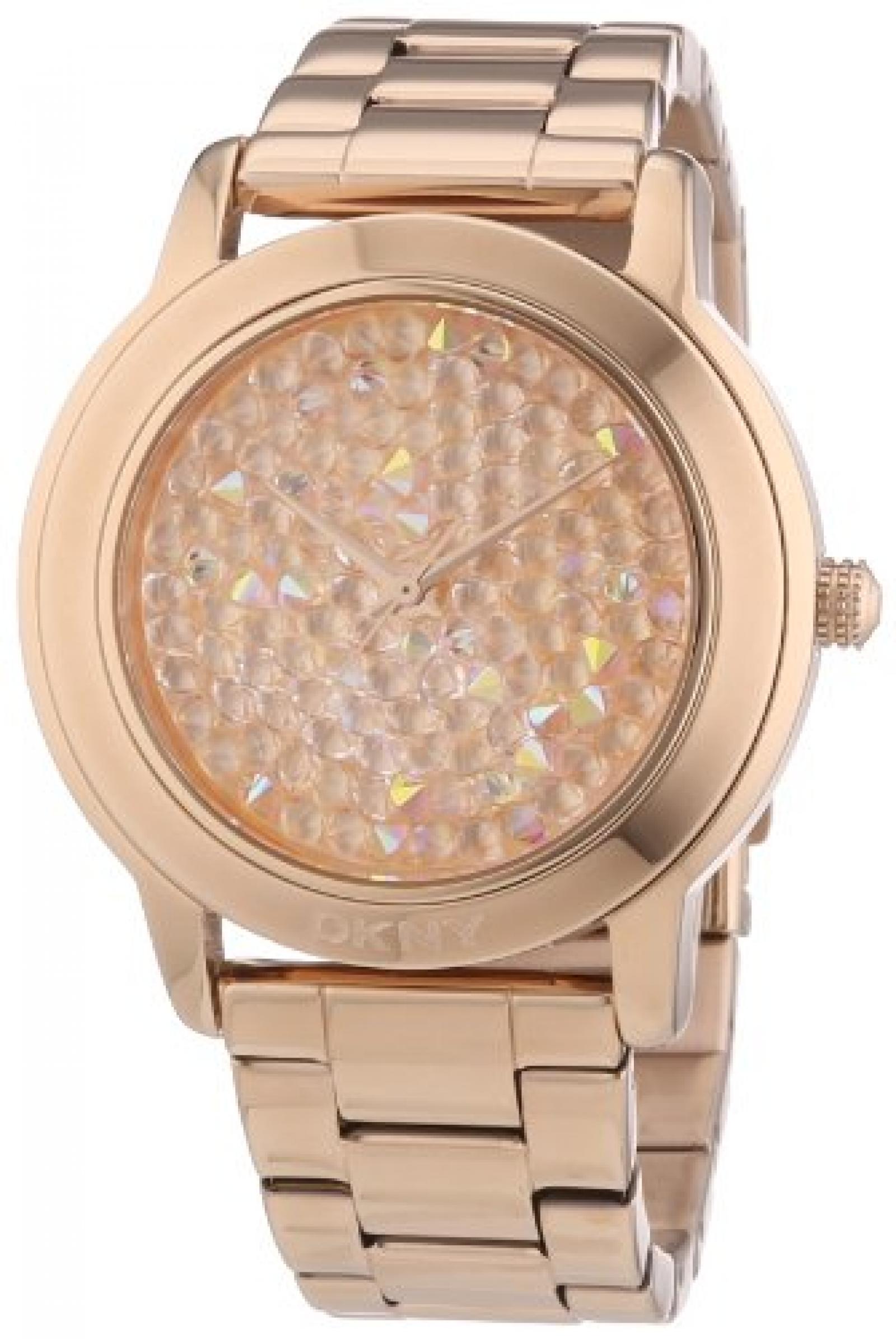 DKNY Damen-Armbanduhr XL Analog Quarz Edelstahl beschichtet NY8475 DKNY Damen-Armbanduhr XL Analog Quarz Edelstahl beschichtet NY8475