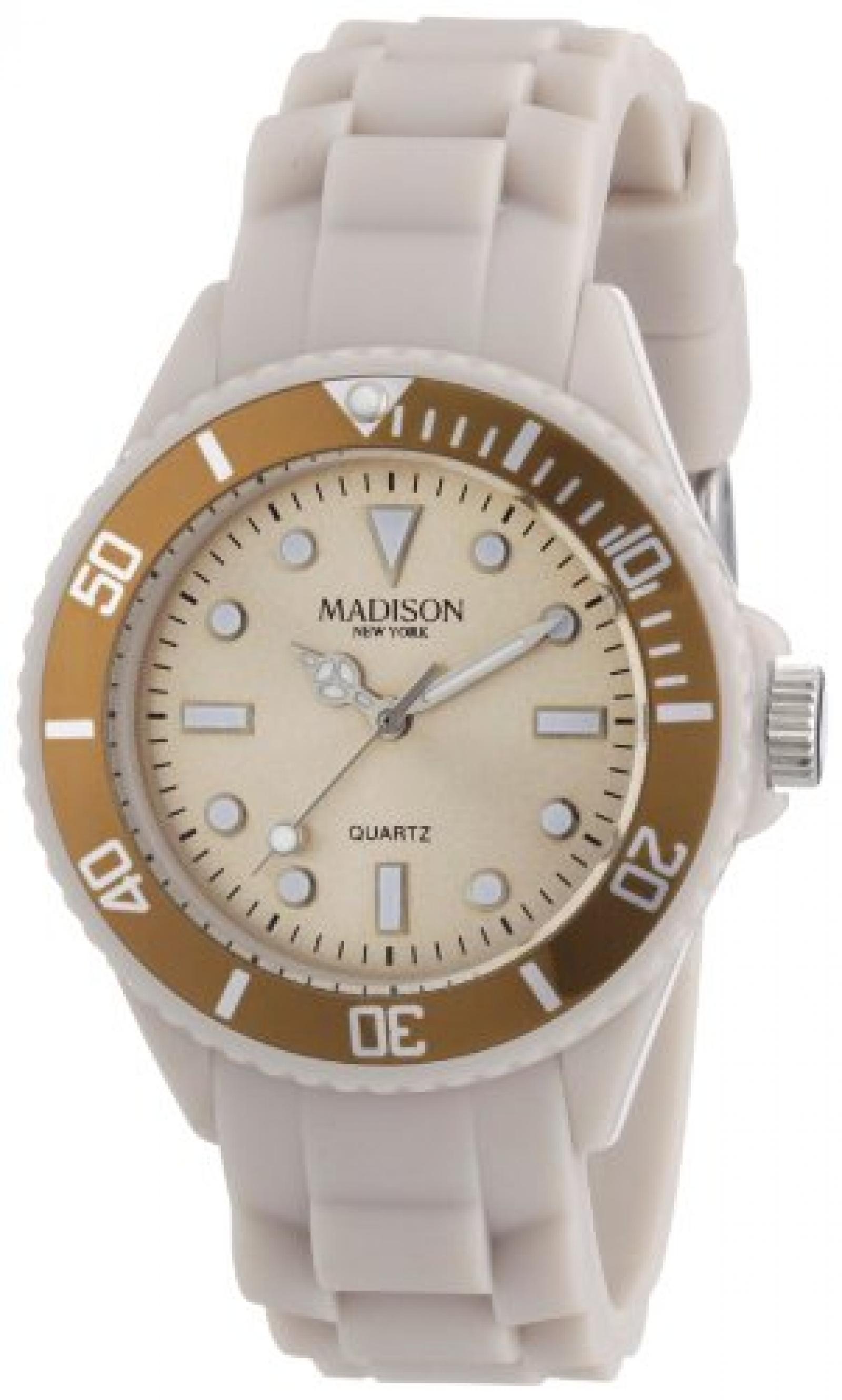 Madison New York Unisex-Armbanduhr Candy Time Mini Analog Silikon L4167-09 Madison New York Unisex-Armbanduhr Candy Time Mini Analog Silikon L4167-09