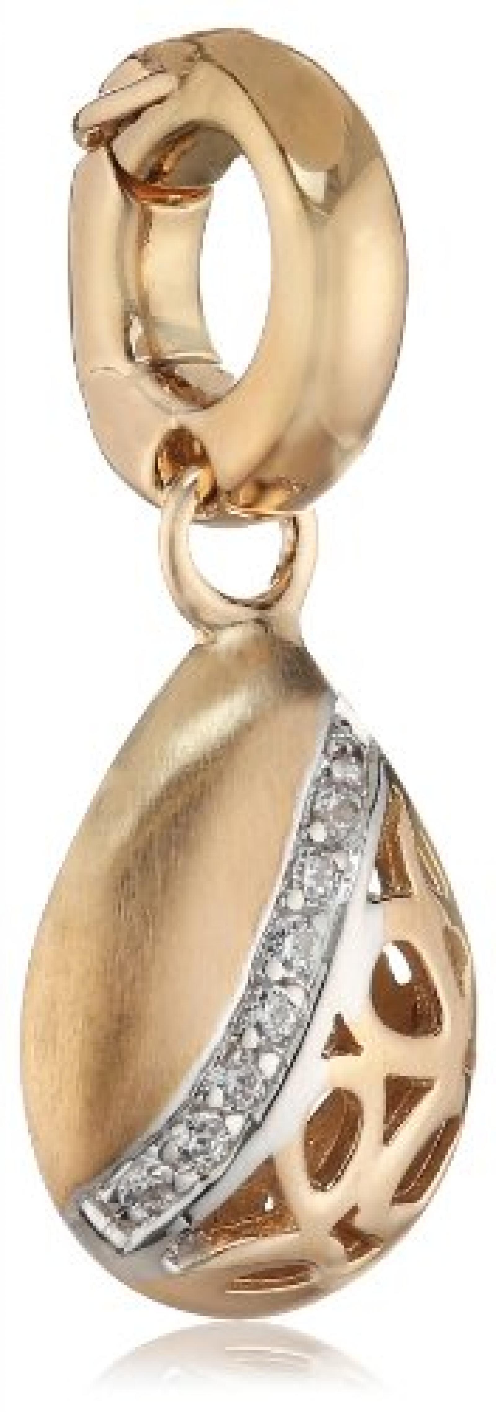 Viventy Anhänger Tropfen aus 925 Sterlingsilber, roségold plattiert mit Zirkonia, , unisize, 766502 Viventy Anhänger Tropfen aus 925 Sterlingsilber, roségold plattiert mit Zirkonia, , unisize, 766502