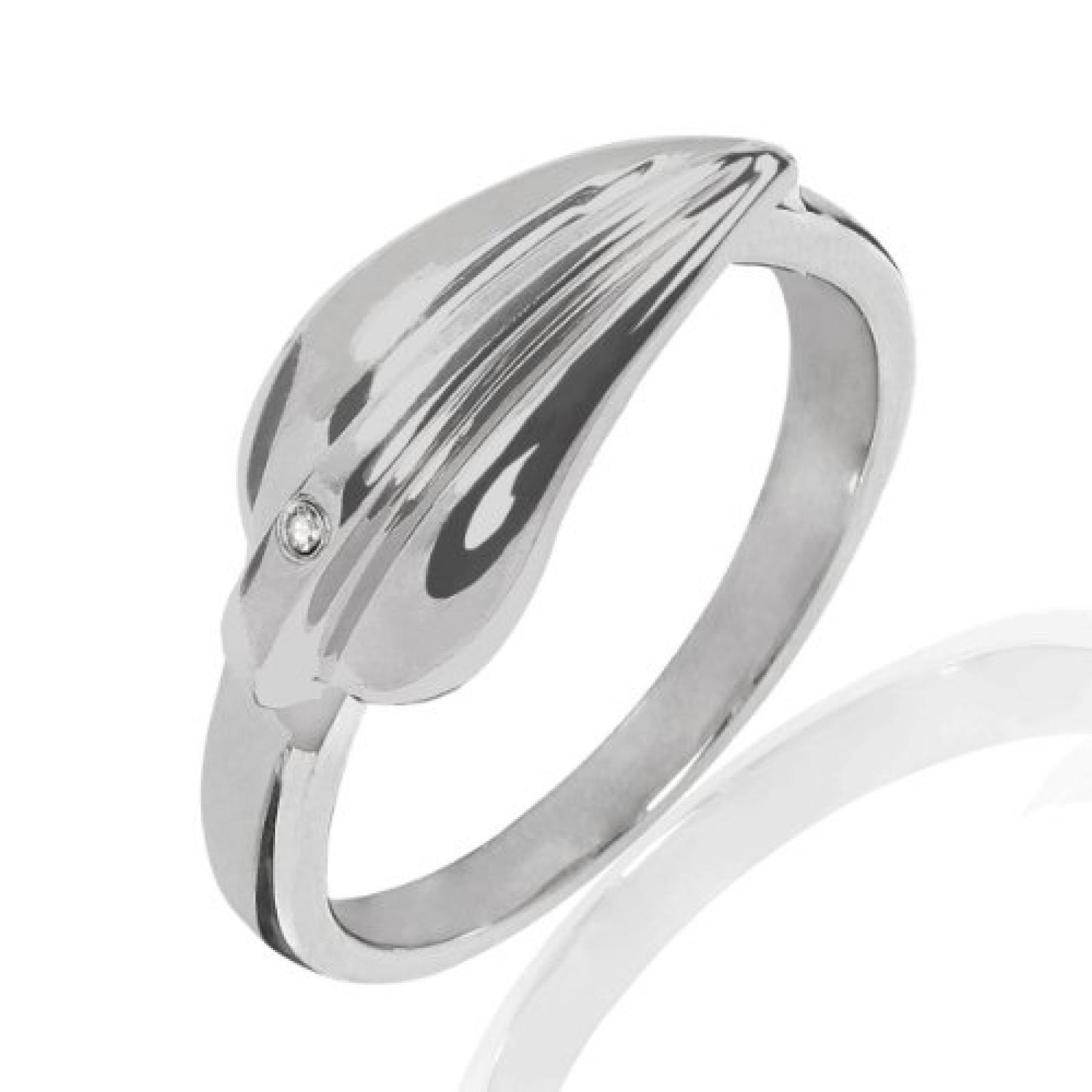 Secret Diamonds Damen-Ring 925 Sterlingsilber 1 Diamant 0,01 wei&szlig; 60250105 