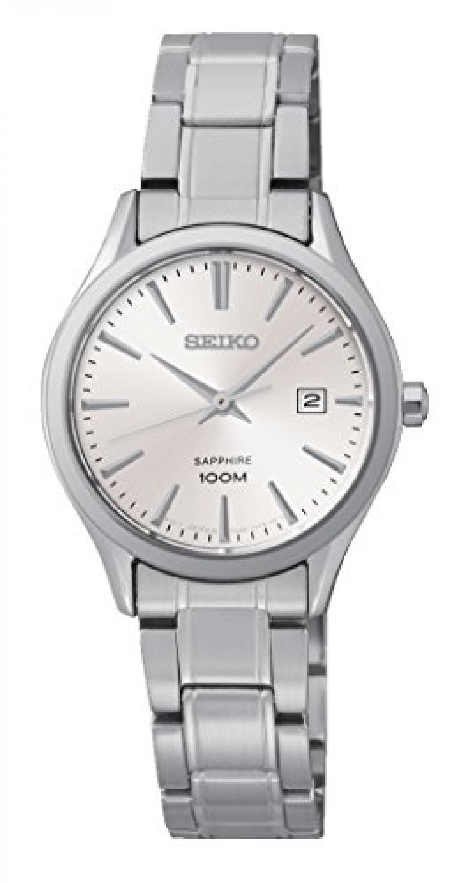 Seiko Damen-Armbanduhr Analog Quarz Edelstahl SXDG17P1 