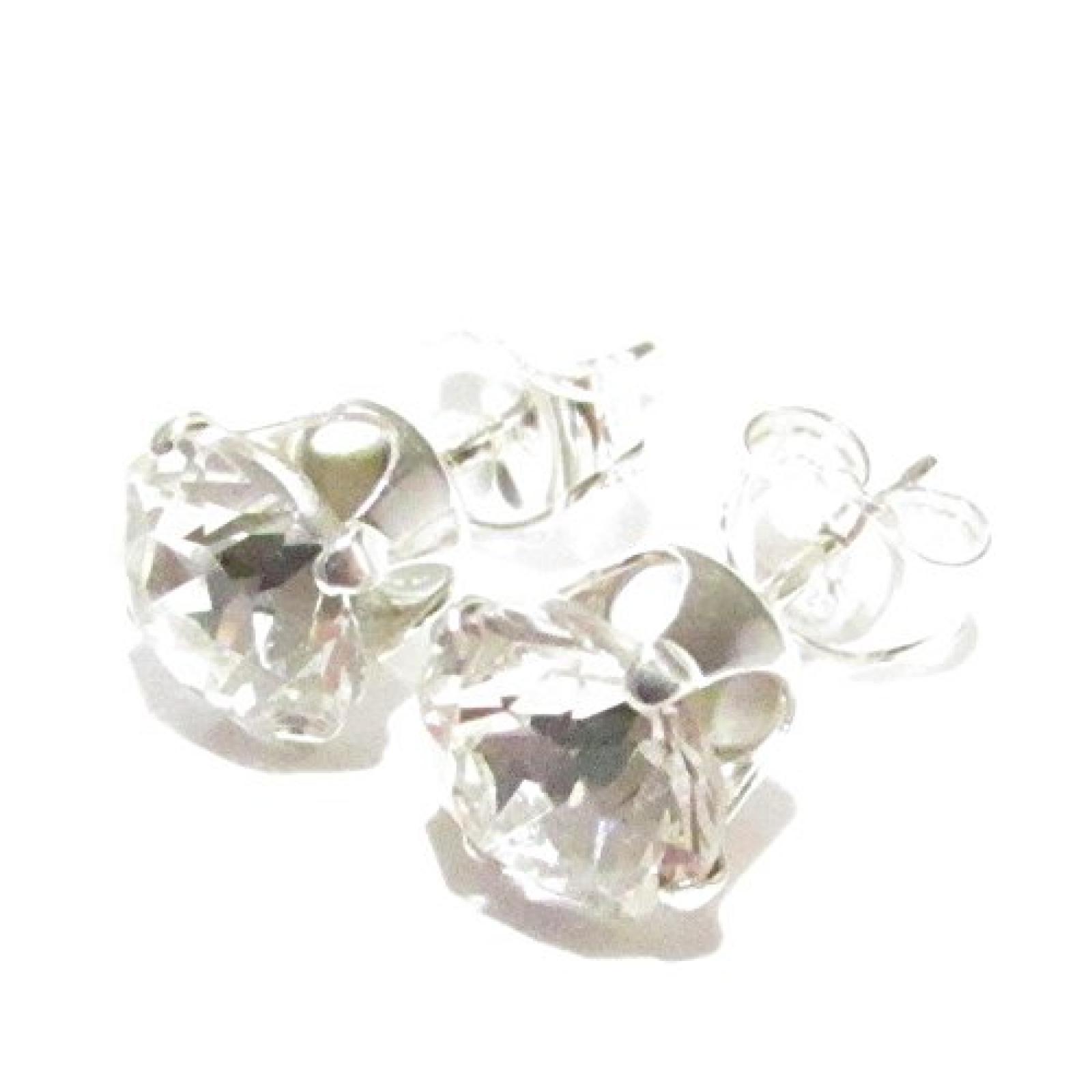 DAMEN-OHRRING. FUNKELNDEN SWAROVSKI KRISTALLE. 925 SILBER OHRSTECKER. SCHMUCK-GESCHENK-BOX. Hohe Qualit&auml;t. Niedrige Preise. 