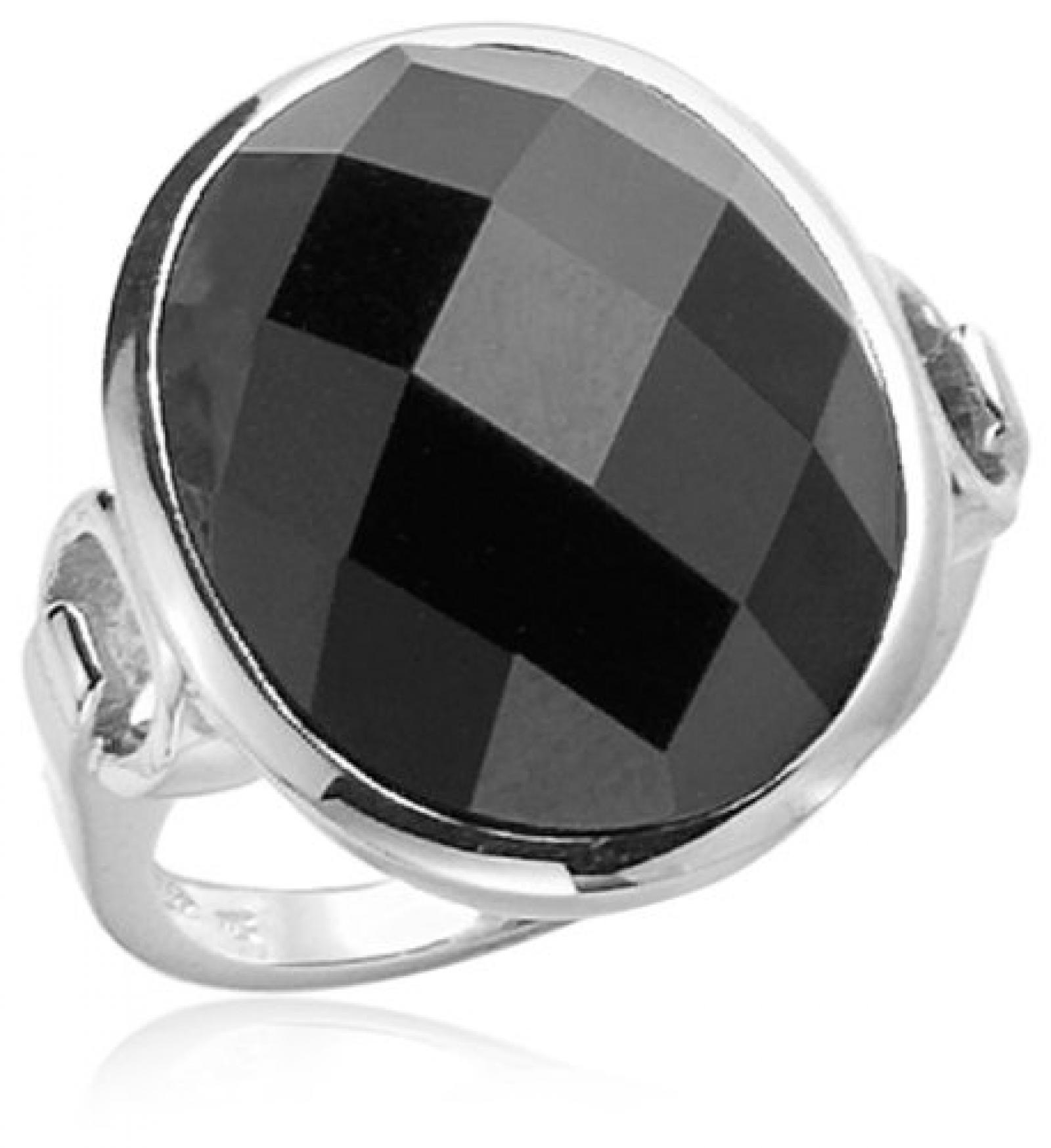Celesta Damen-Ring 925 Sterlingsilber synth. Onyx Gr. 56 (17.8) 360270916056 