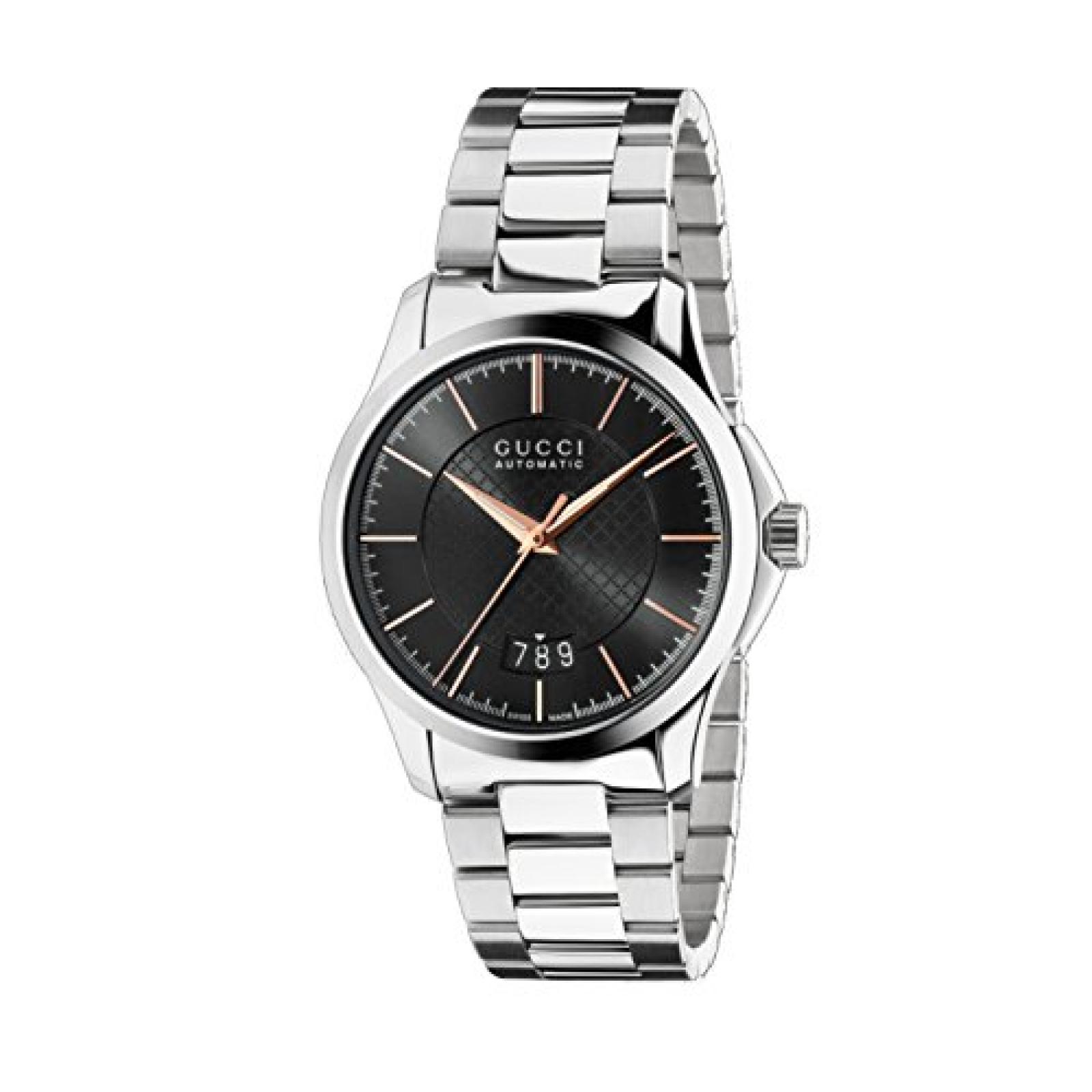 Herren-Armbanduhr G TIMELESS Analog Automatik Edelstahl YA126432 Herren-Armbanduhr G TIMELESS Analog Automatik Edelstahl YA126432