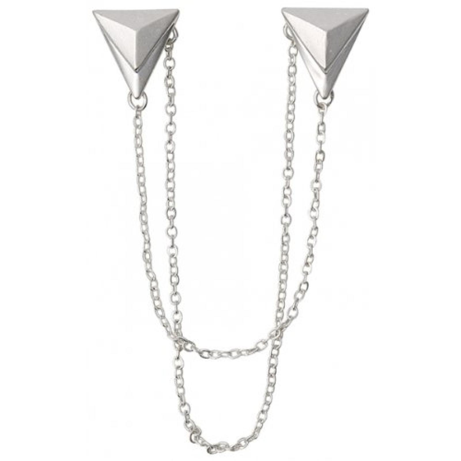 Pilgrim Jewelry Damen-Brosche aus der Serie Vivid versilbert 5.0 cm 101316005 