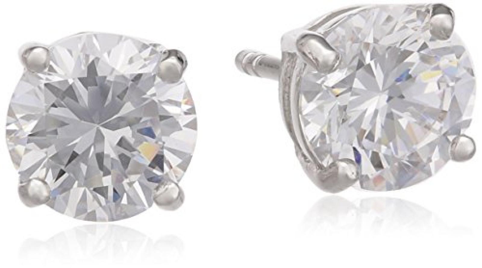 Amor Jewelry Damen-Ohrstecker 925 Sterling Silber 162449 