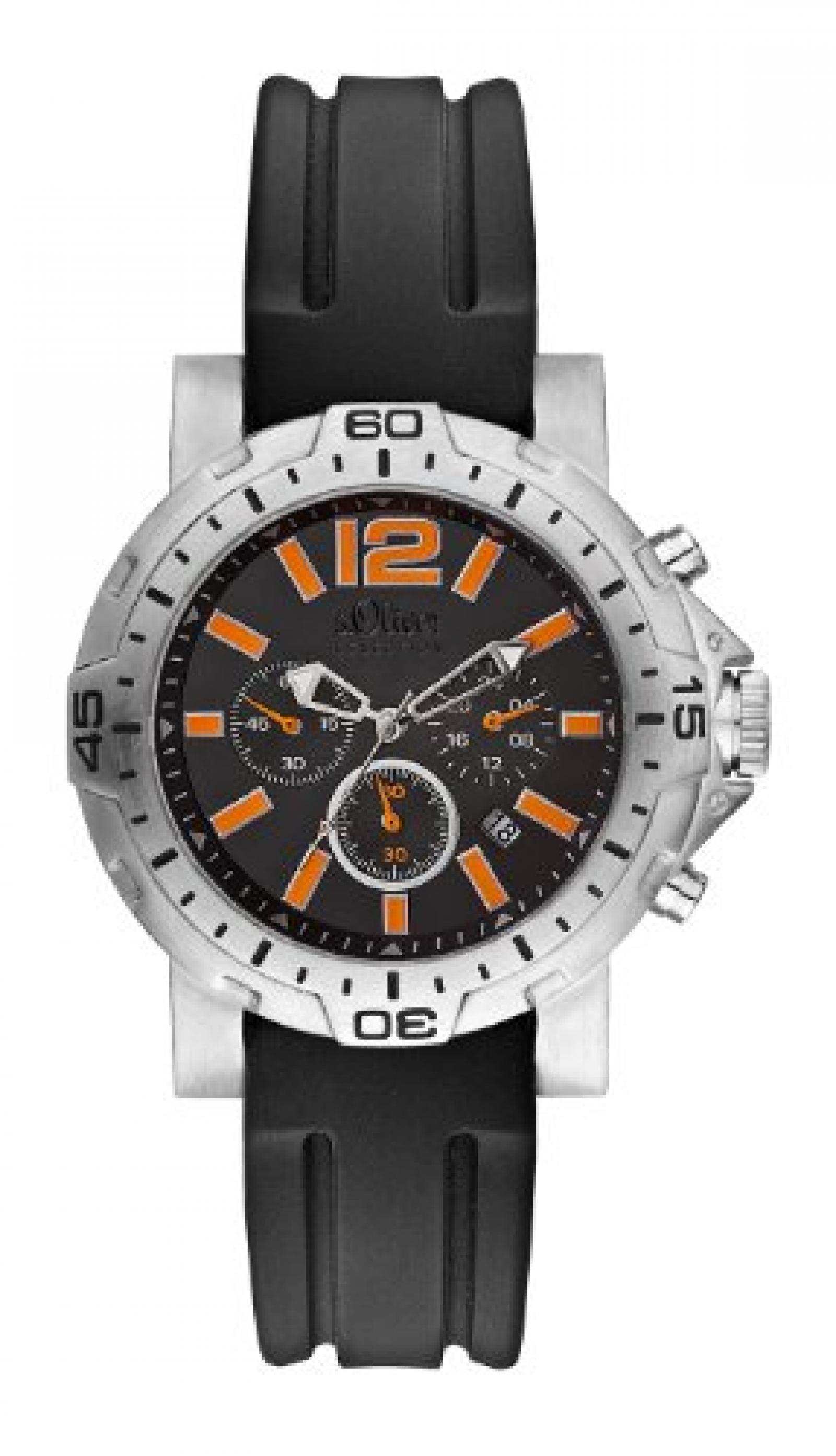 s.Oliver Chronograph Edelstahl 44 mm s.Oliver Chronograph Edelstahl 44 mm