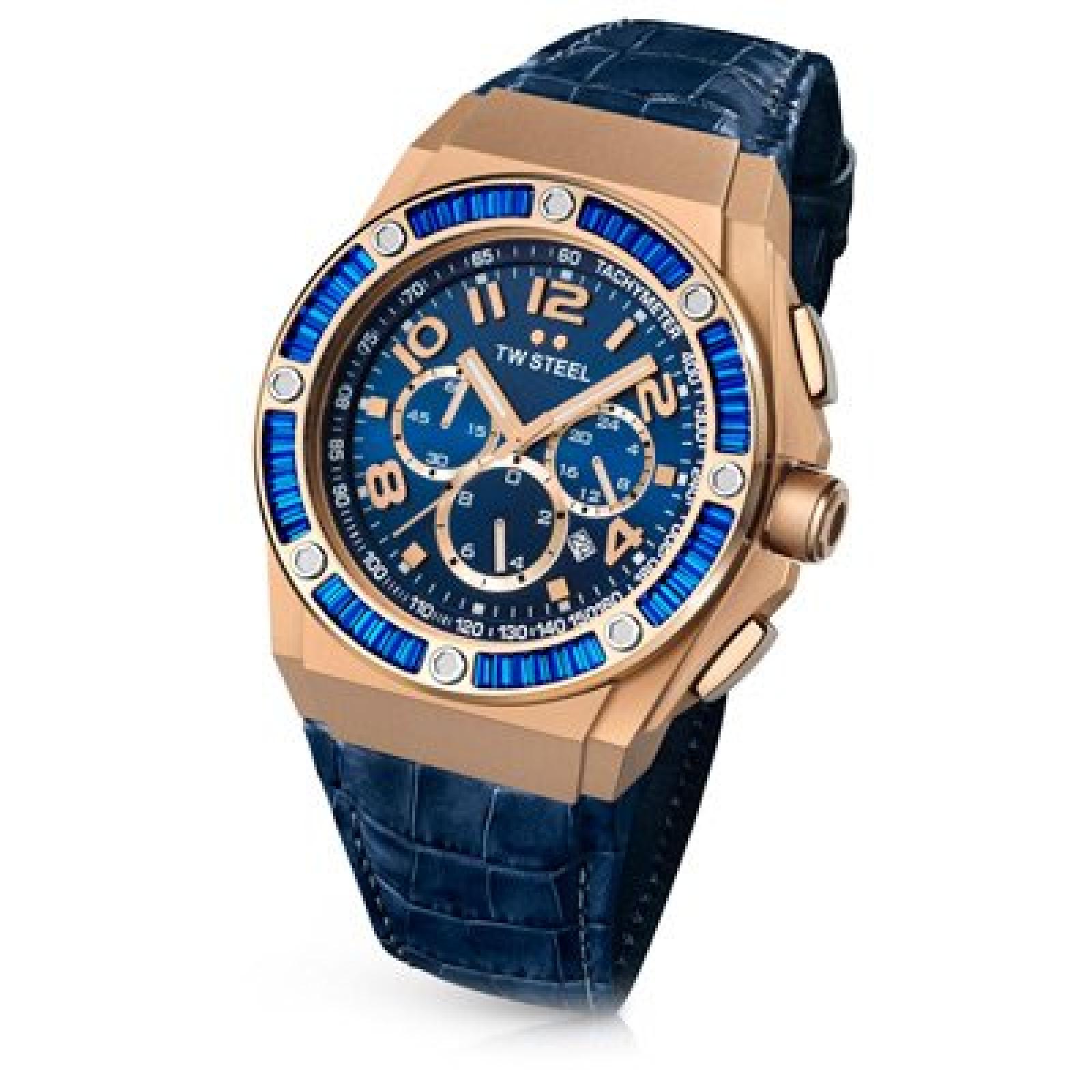 TW Steel Damen-Armbanduhr XL TECH Chronograph Quarz Leder TWCE4007 TW Steel Damen-Armbanduhr XL TECH Chronograph Quarz Leder TWCE4007