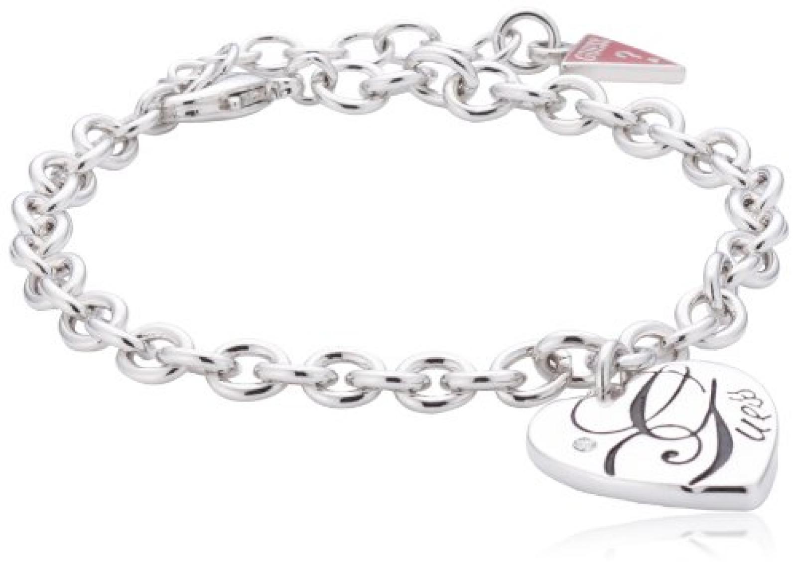 Guess Damen Armband All Mixed Up Edelstahl Kristall rhodiniert 17 cm UBB81343 Guess Damen Armband All Mixed Up Edelstahl Kristall rhodiniert 17 cm UBB81343