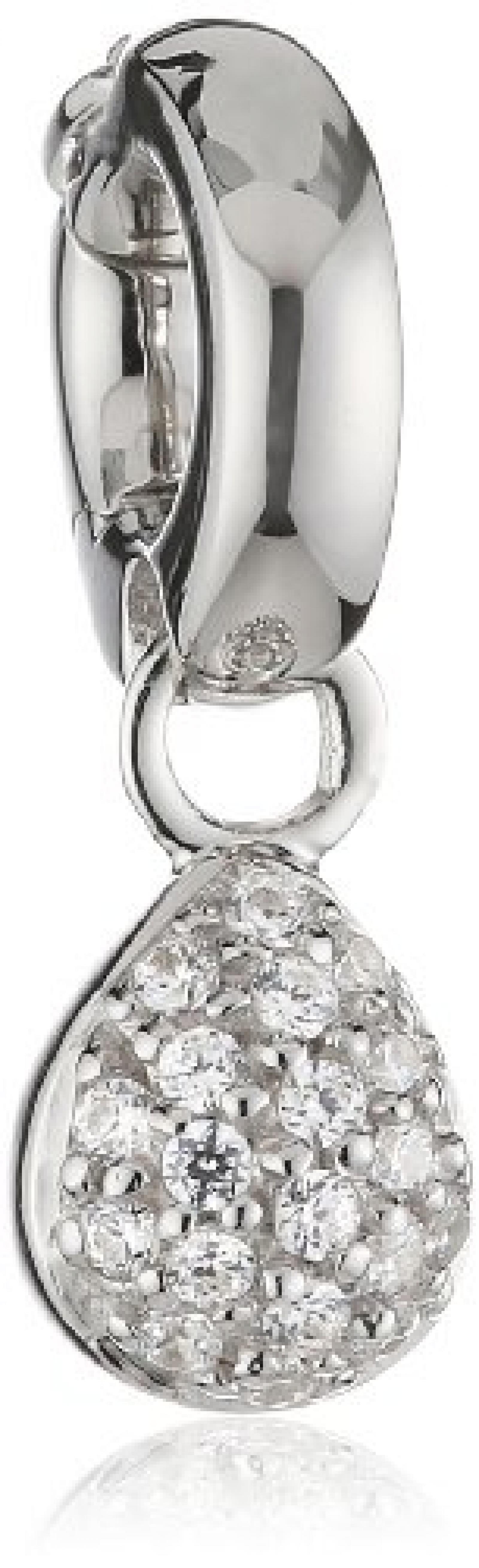 Viventy Damen-Anh&auml;nger 925 Sterling Silber NA 20 Zirkonia wei&szlig; 765632 