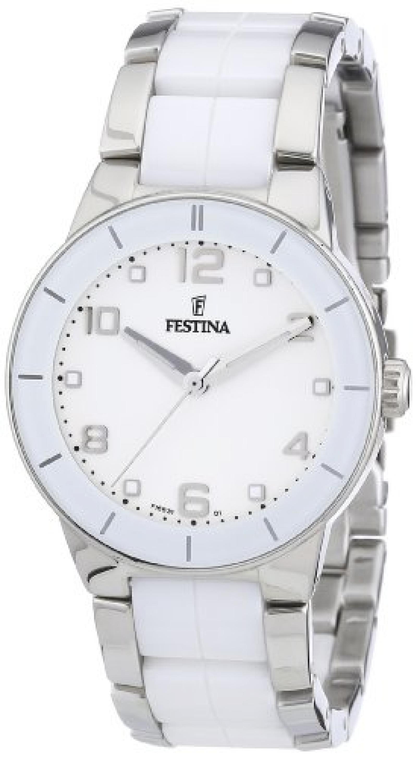 Festina Damen-Armbanduhr XS Analog Quarz Keramik F16531/1 