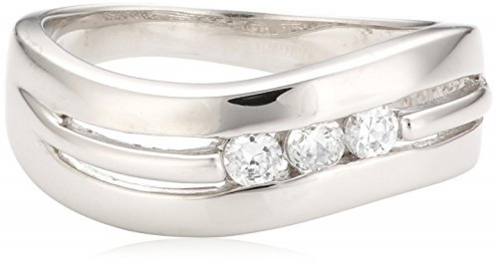 Celesta Damen-Ring 925 Sterlingsilber Zirkonia weiß 360270921 