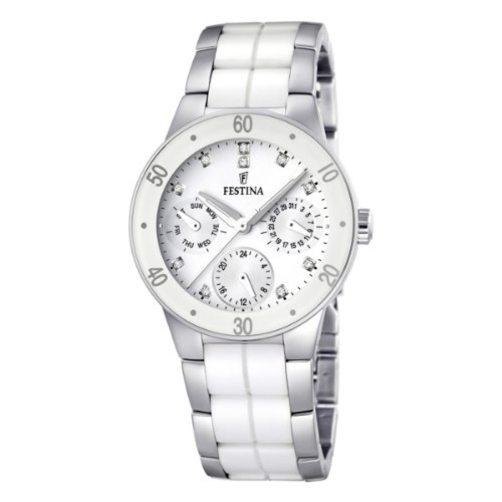 Festina Damen-Armbanduhr XS Analog Quarz Keramik F16530/3 