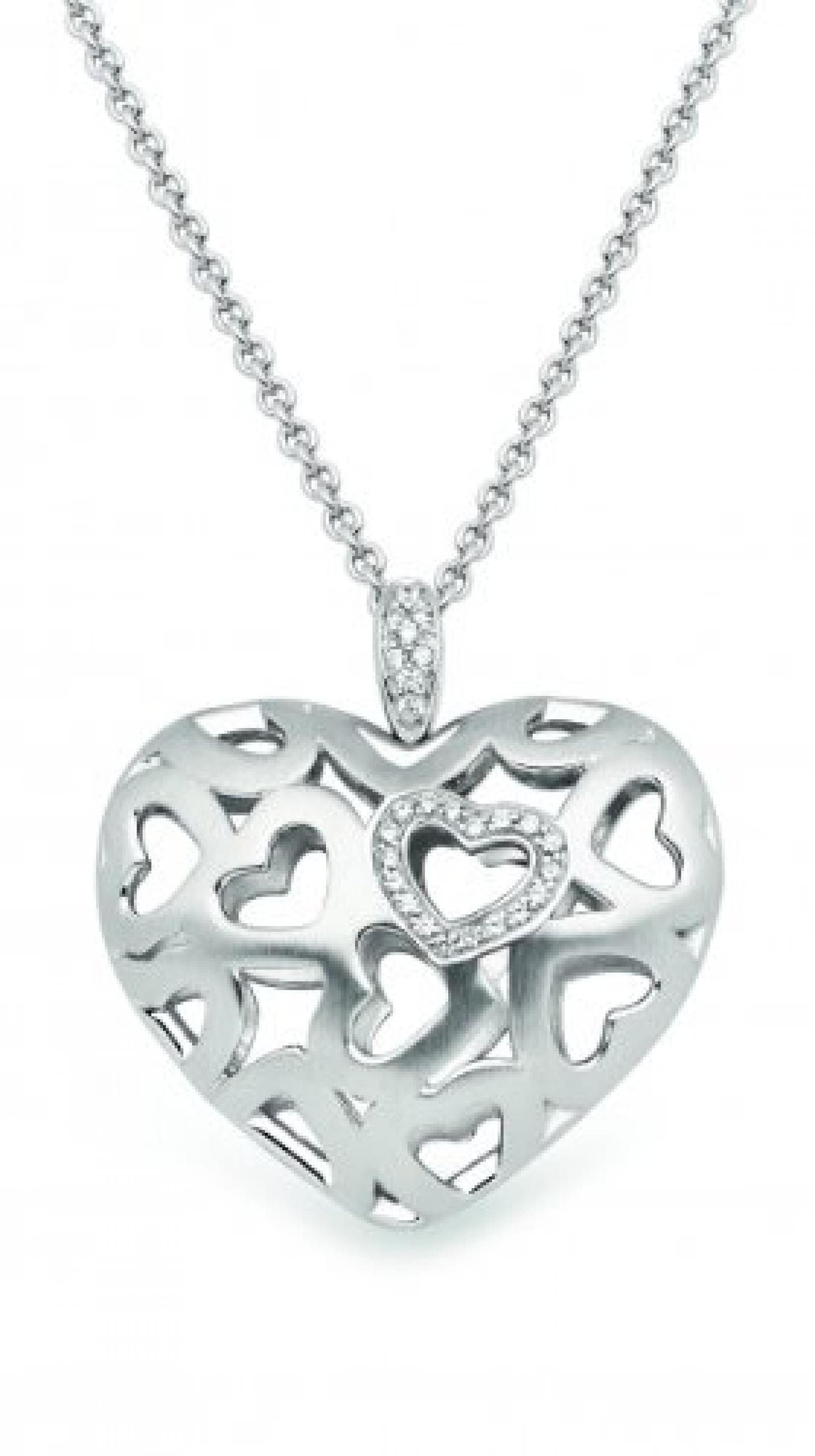 VIVENTY Anhänger mit Kette Sterlingsilber 925/000 mit feinster Rhodiumauflage 768942 VIVENTY Anhänger mit Kette Sterlingsilber 925/000 mit feinster Rhodiumauflage 768942