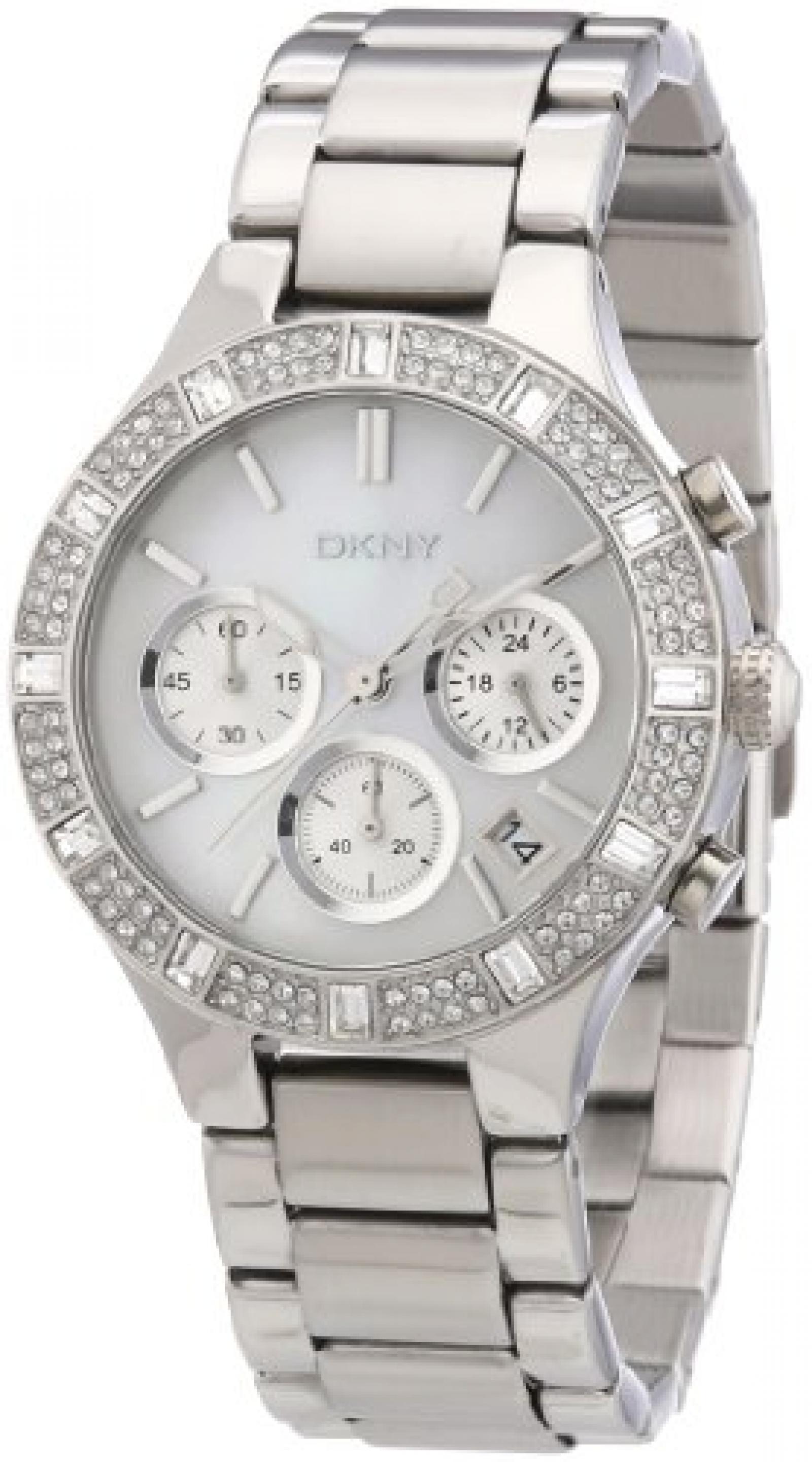 DKNY Damen-Armbanduhr Chronograph Quarz Edelstahl NY8507 DKNY Damen-Armbanduhr Chronograph Quarz Edelstahl NY8507