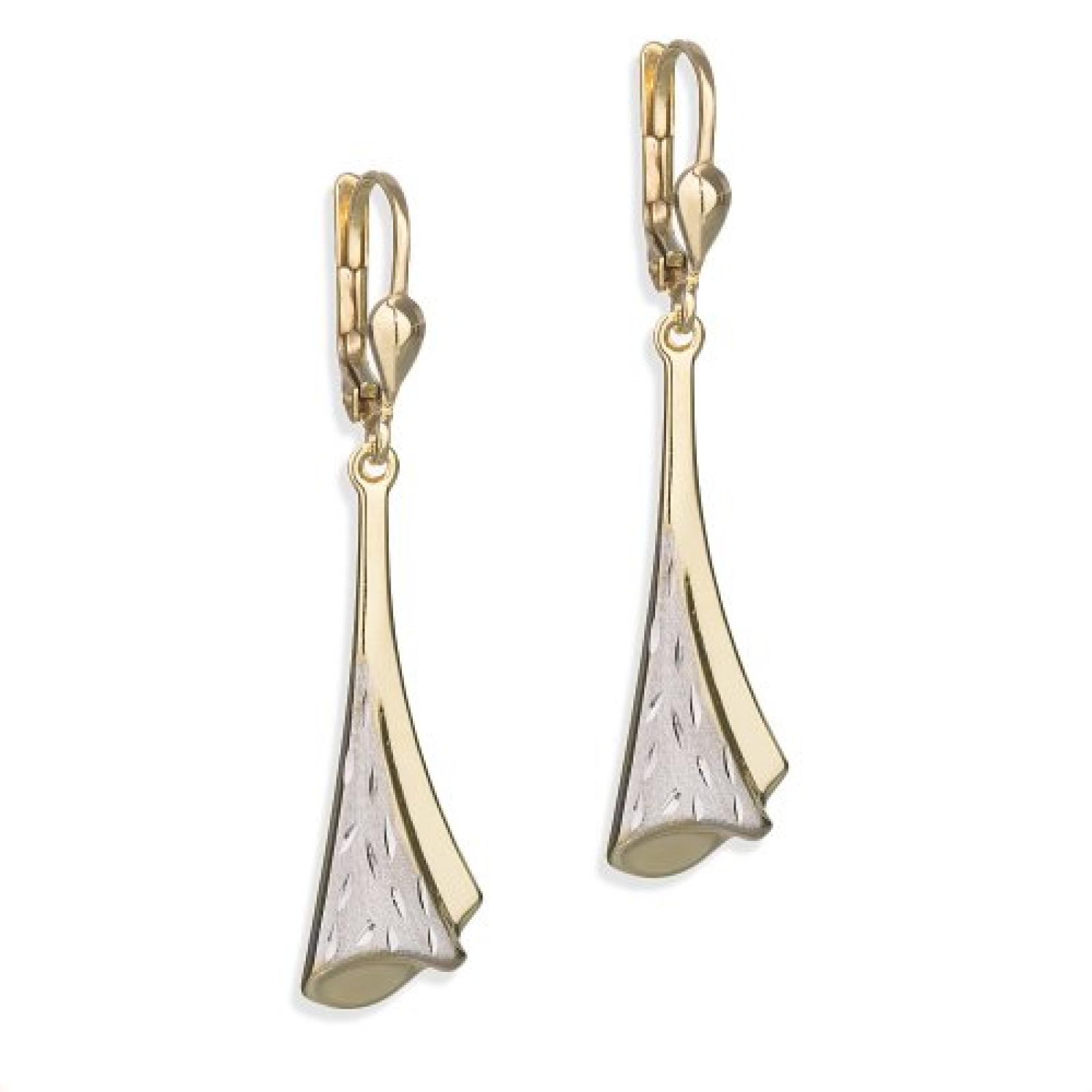 Amor Damen-Ohrschmuck 333 Gold Bicolor 155854 Amor Damen-Ohrschmuck 333 Gold Bicolor 155854