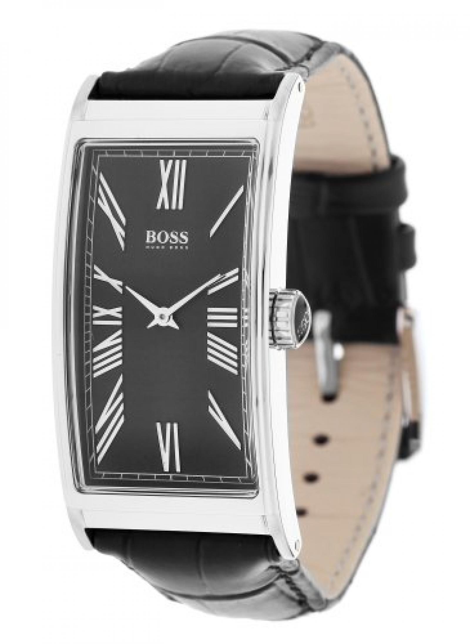 Hugo Boss Herren-Armbanduhr Analog Quarz Leder 1512789 Hugo Boss Herren-Armbanduhr Analog Quarz Leder 1512789