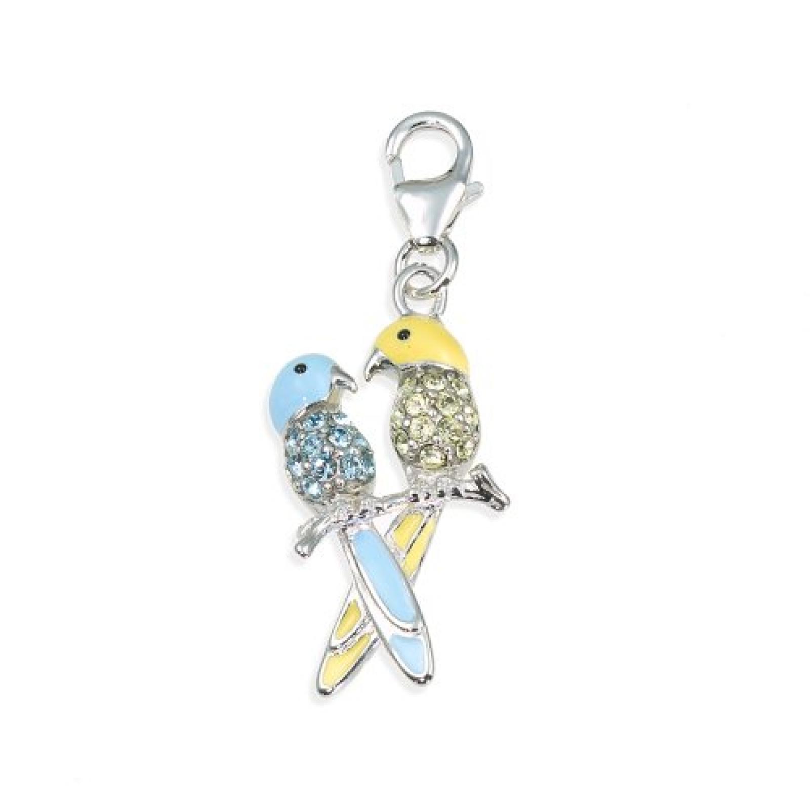 Amor Jewelry Damen-Charm V&ouml;gel 925 Sterling Silber 378581 