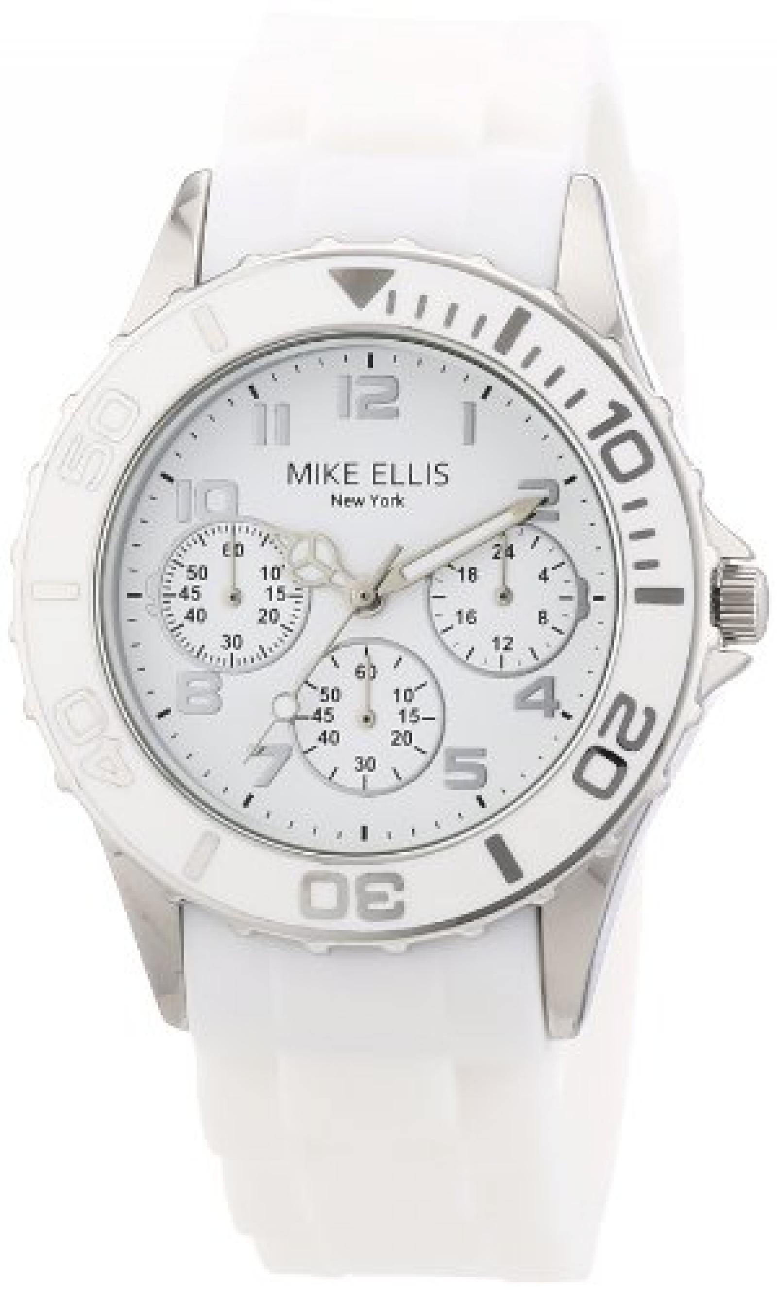 Mike Ellis New York Damen-Armbanduhr XS Analog Quarz Silikon S2703ASS 