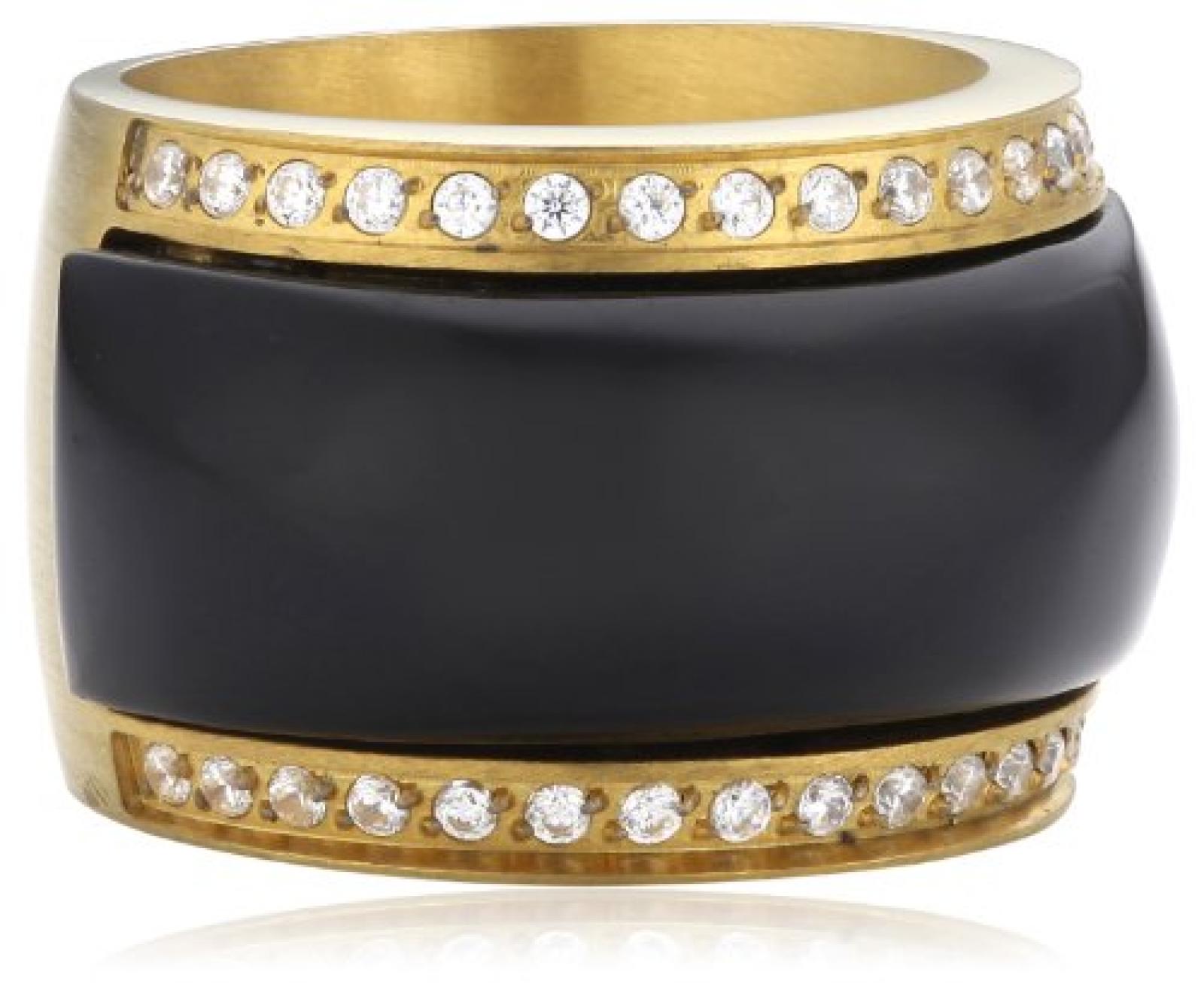 Mike Ellis New York Damen-Ring Edelstahl Zirkonia weiß Gr.56 (17.8) DME-005/2 