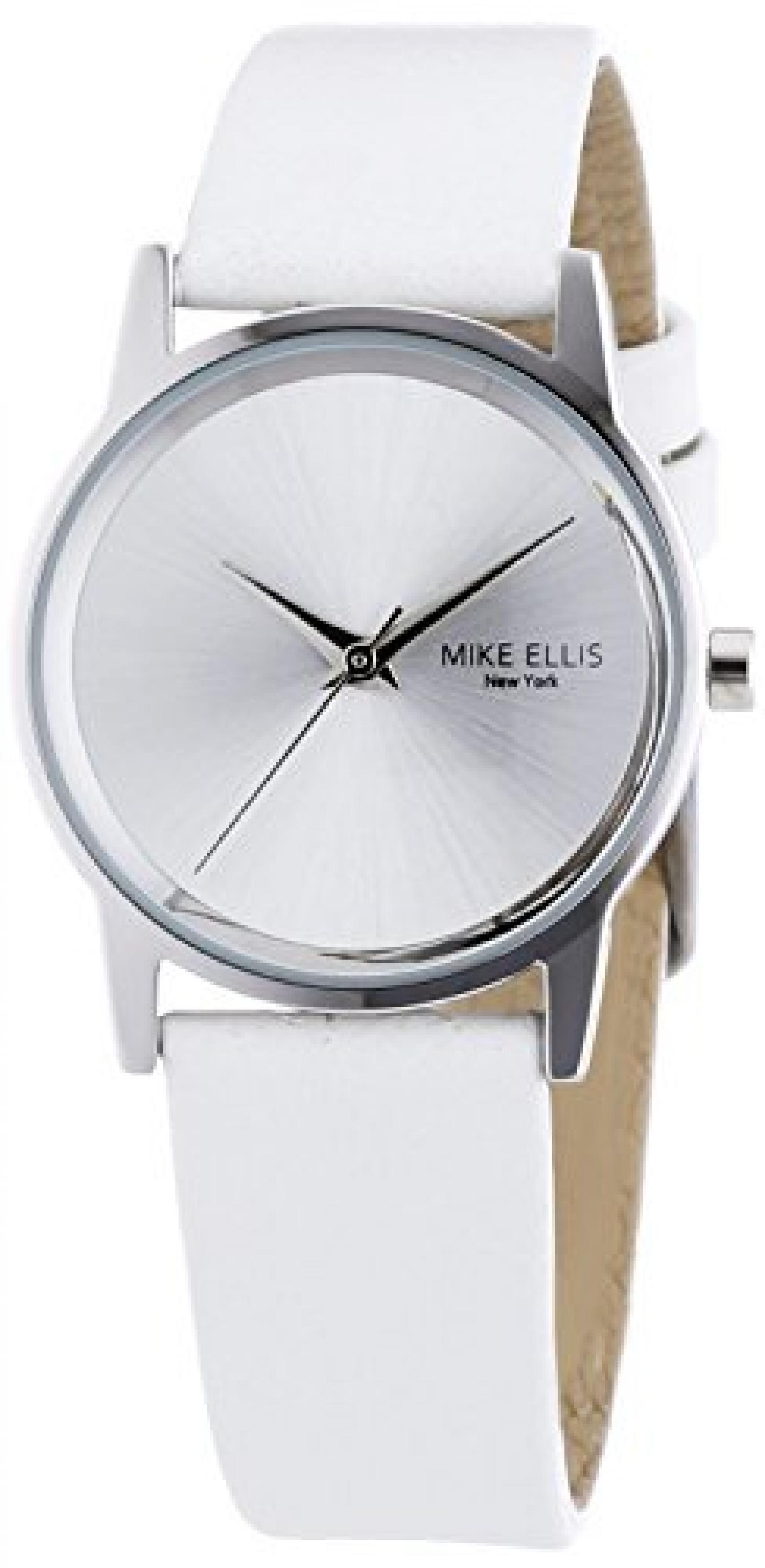 Mike Ellis New York Damen-Armbanduhr XS AW Analog Quarz Leder SL4-60230C Mike Ellis New York Damen-Armbanduhr XS AW Analog Quarz Leder SL4-60230C
