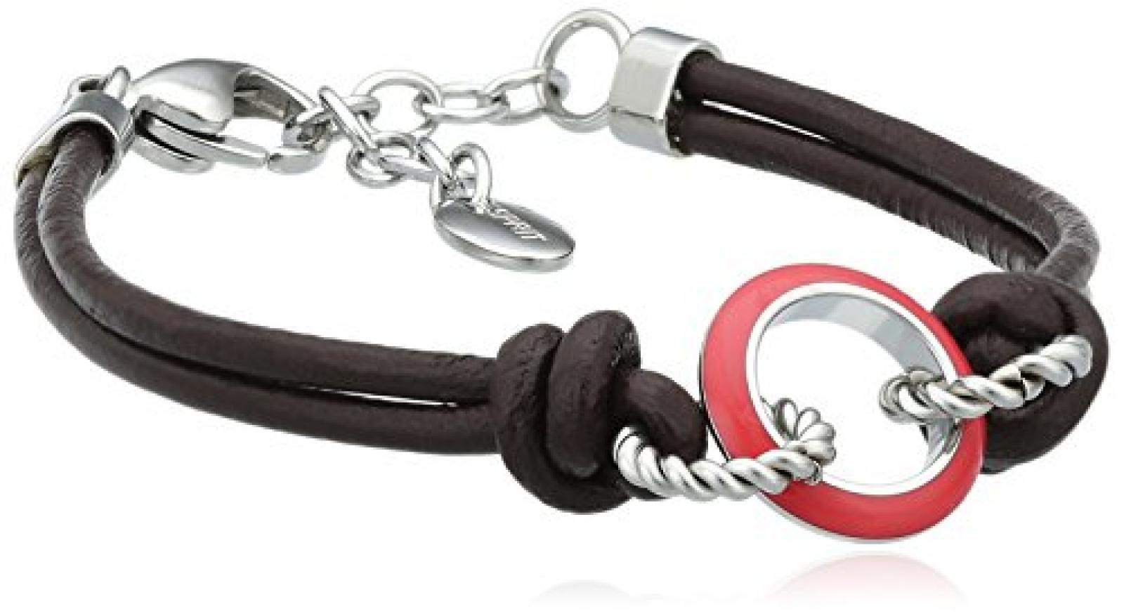 Esprit Damen Armband Edelstahl rhodiniert Leder Marin 68 Mix 17 cm ESBR11587E170 Esprit Damen Armband Edelstahl rhodiniert Leder Marin 68 Mix 17 cm ESBR11587E170