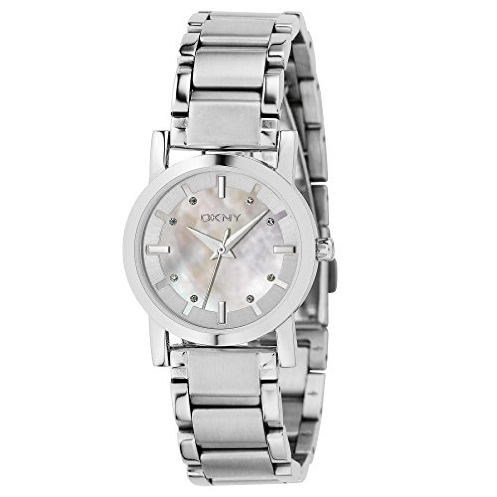 DKNY Damen-Armbanduhr XS Analog Quarz Edelstahl NY4519 