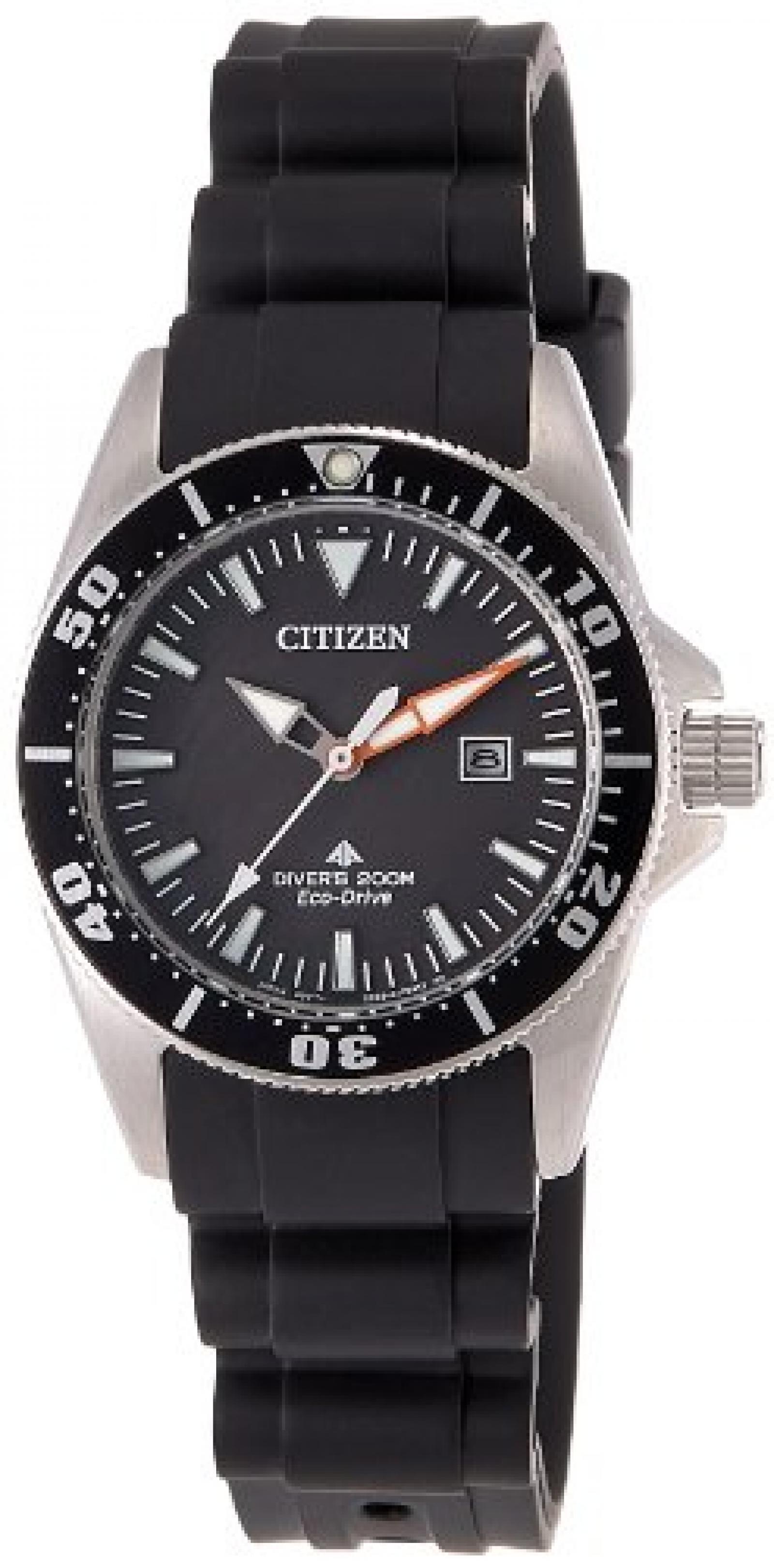 Citizen Damen-Armbanduhr XS Promaster Sea Eco-Drive Diver Analog Kautschuk EP6040-02E 