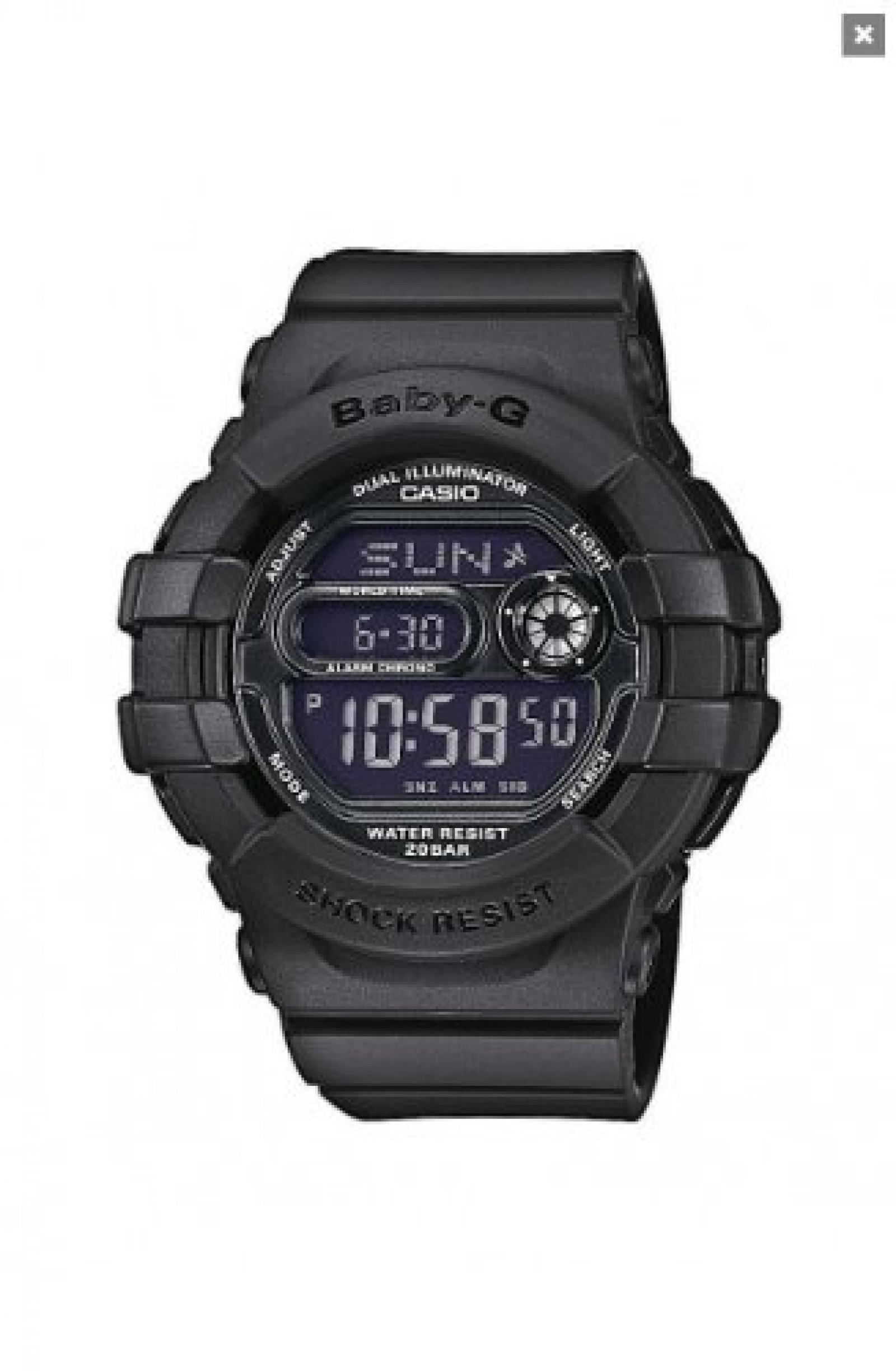 Casio Baby-G Damen-Armbanduhr Digital Schwarz BGD-140-1AER Casio Baby-G Damen-Armbanduhr Digital Schwarz BGD-140-1AER
