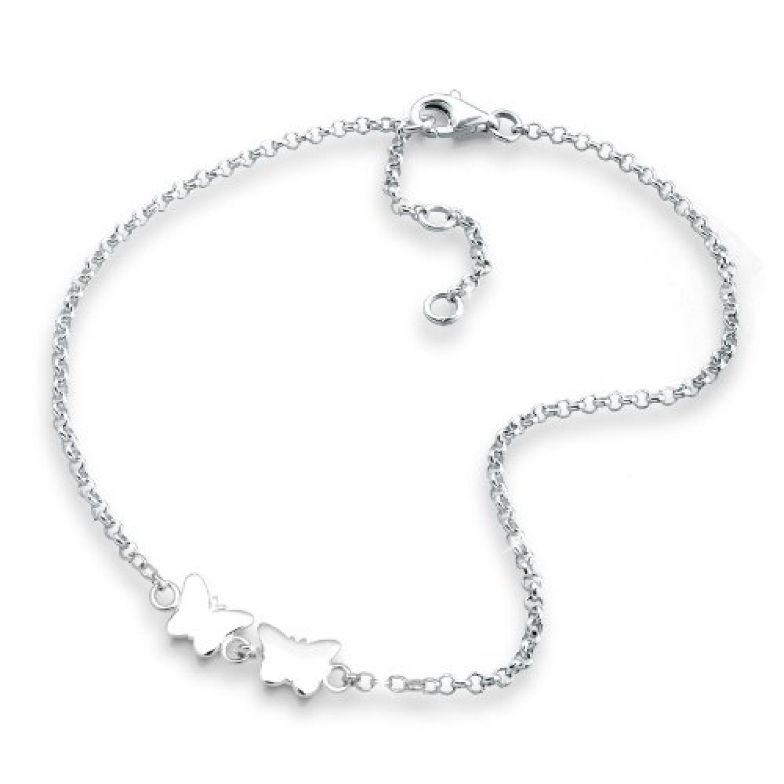 Elli Damen-Fu&szlig;kettchen Cinderella Fu&szlig;schmuck L&auml;nge 25cm 925 Sterling Silber 0706171912_25 