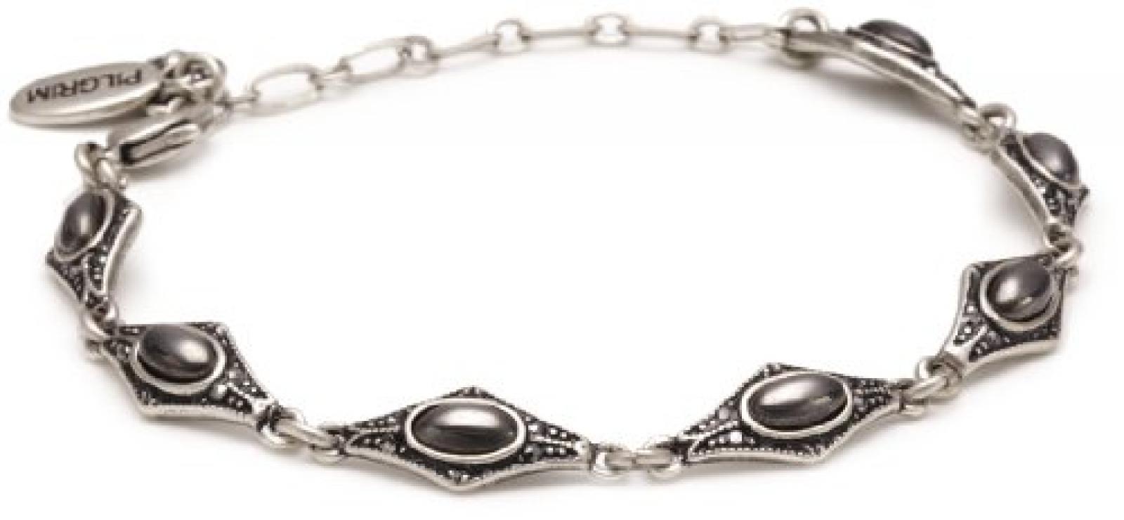 Pilgrim Damen-Armband aus der Serie Devine Darling Versilbert Schwarz 165 cm 19122-6102 Pilgrim Damen-Armband aus der Serie Devine Darling Versilbert Schwarz 165 cm 19122-6102