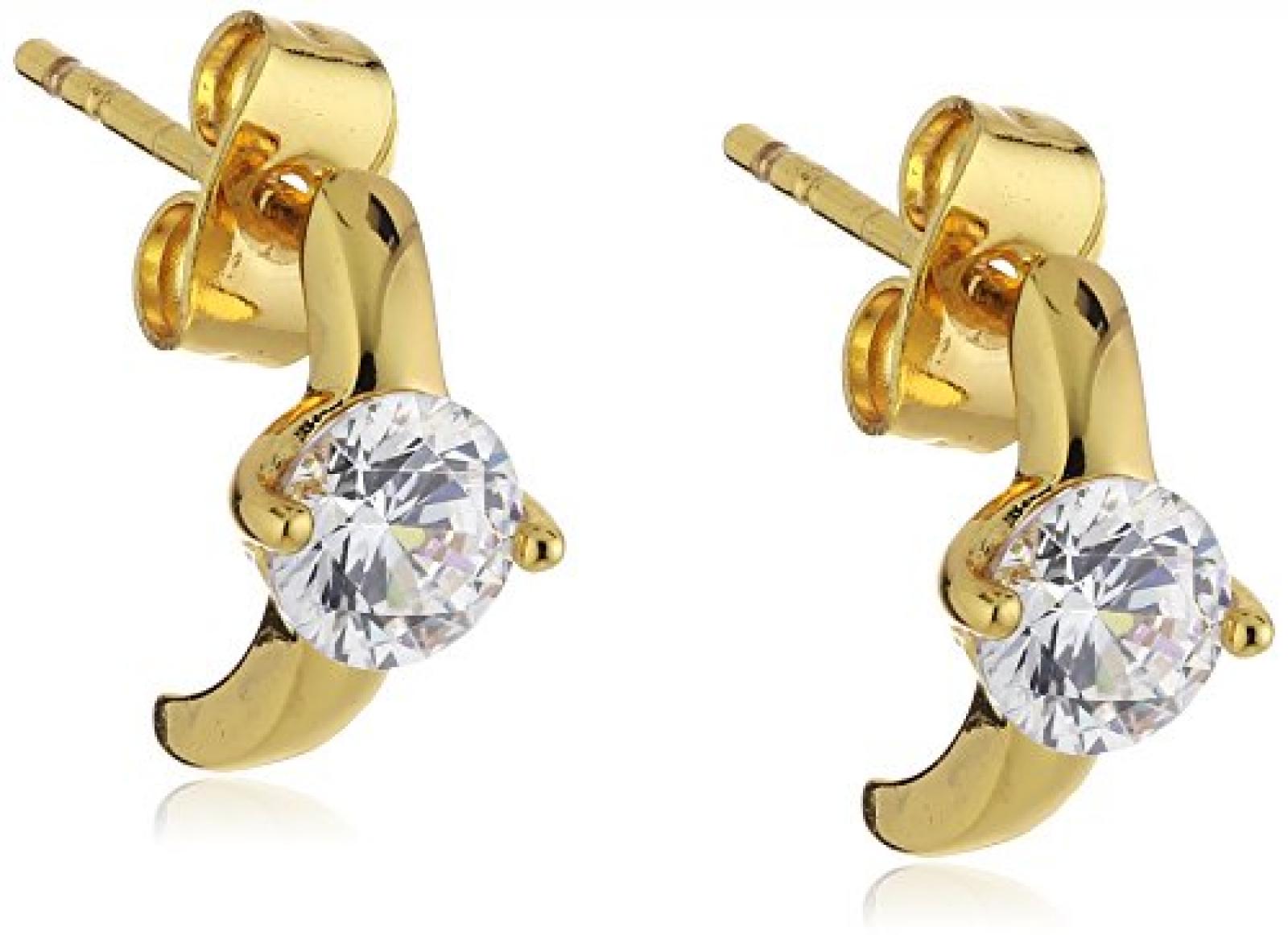 Mike Ellis New York Damen-Ohrstecker Edelstahl Zirkonia weiß D1512D/10 Mike Ellis New York Damen-Ohrstecker Edelstahl Zirkonia weiß D1512D/10