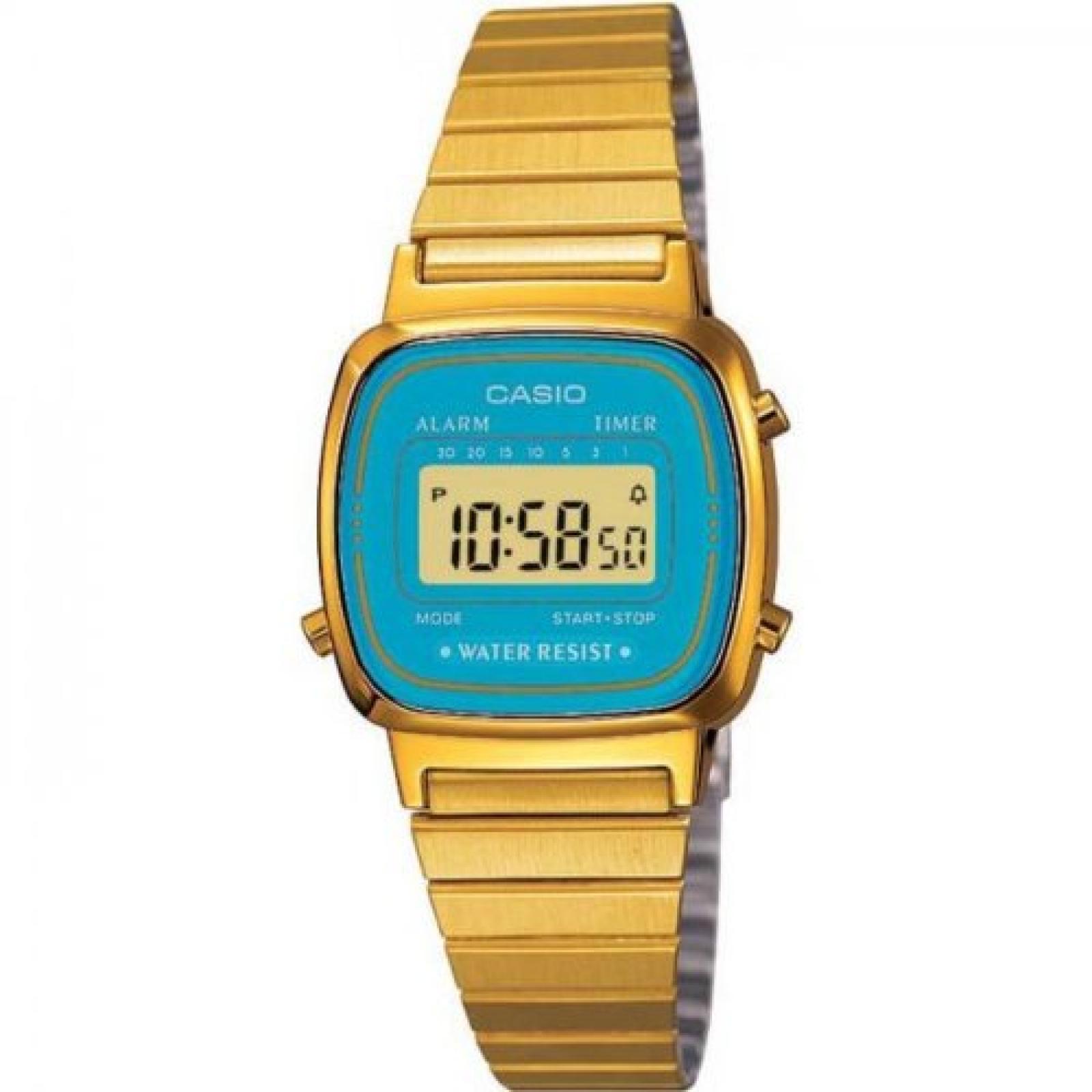 Casio Collection Damen-Armbanduhr Digital Quarz LA670WGA-2DF 
