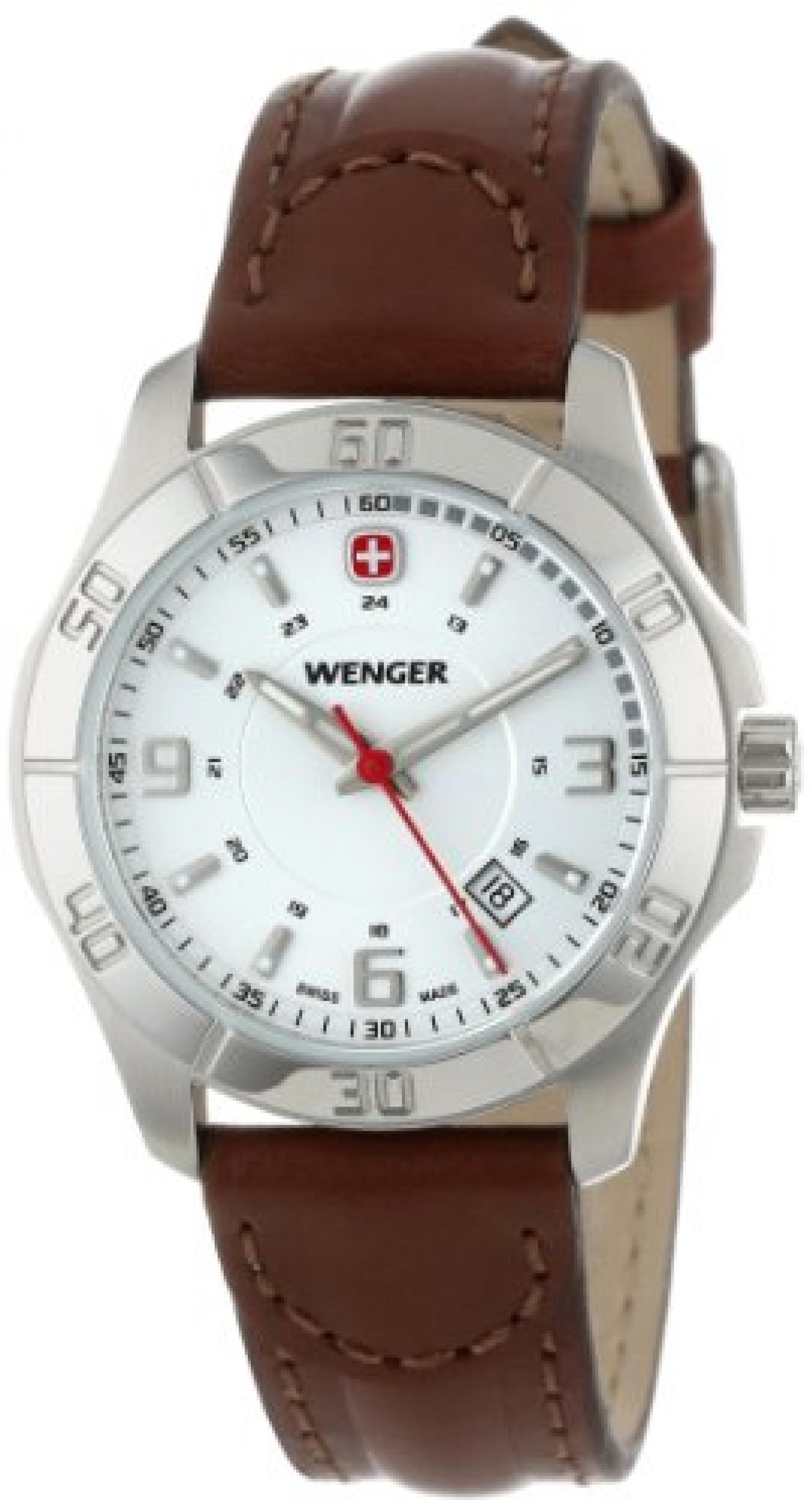 Wenger Damenarmbanduhr Alpine wei&szlig; 32 mm 