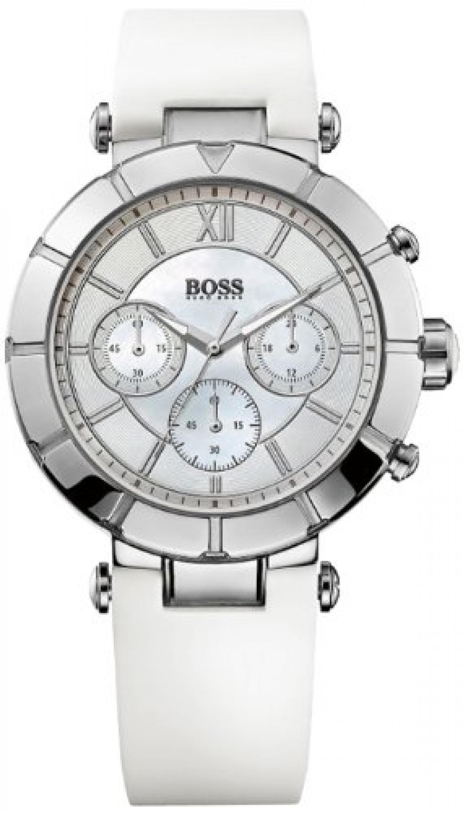 Hugo Boss Damen-Armbanduhr Chronograph Quarz Silikon 1502314 Hugo Boss Damen-Armbanduhr Chronograph Quarz Silikon 1502314