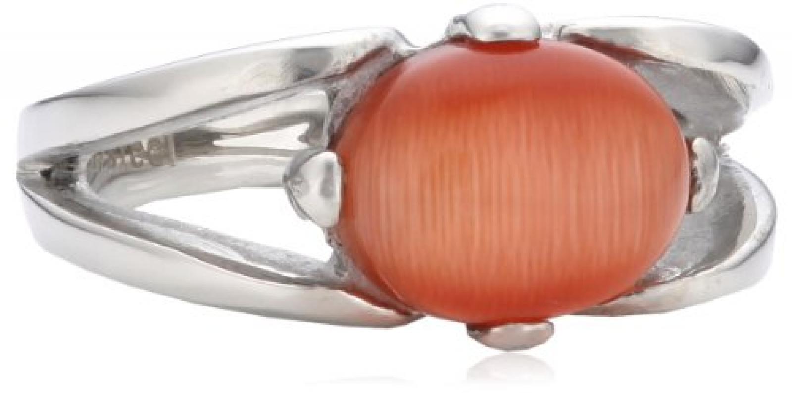 Mike Ellis New York Damen-Ring Edelstahl Glas   D1536 
