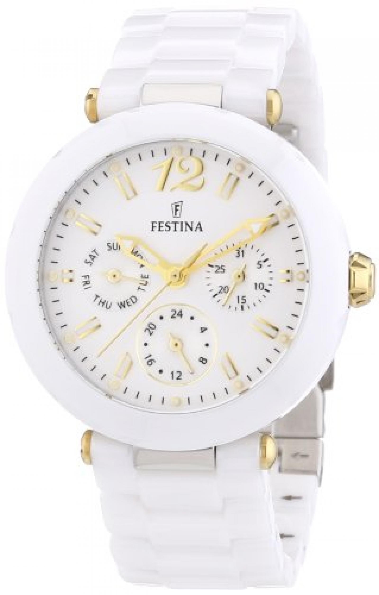 Festina Damen-Armbanduhr Analog Quarz Keramik F16641/3 Festina Damen-Armbanduhr Analog Quarz Keramik F16641/3