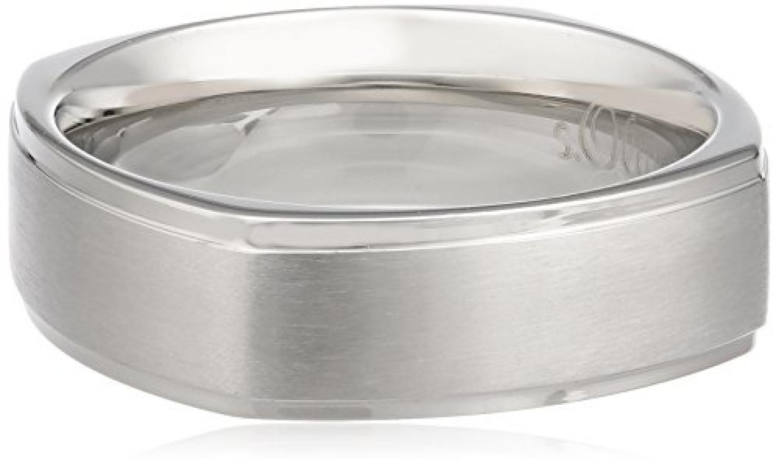 s.Oliver Herren-Ring st&auml;rkste Stelle ca. 7 mm Edelstahl 441 
