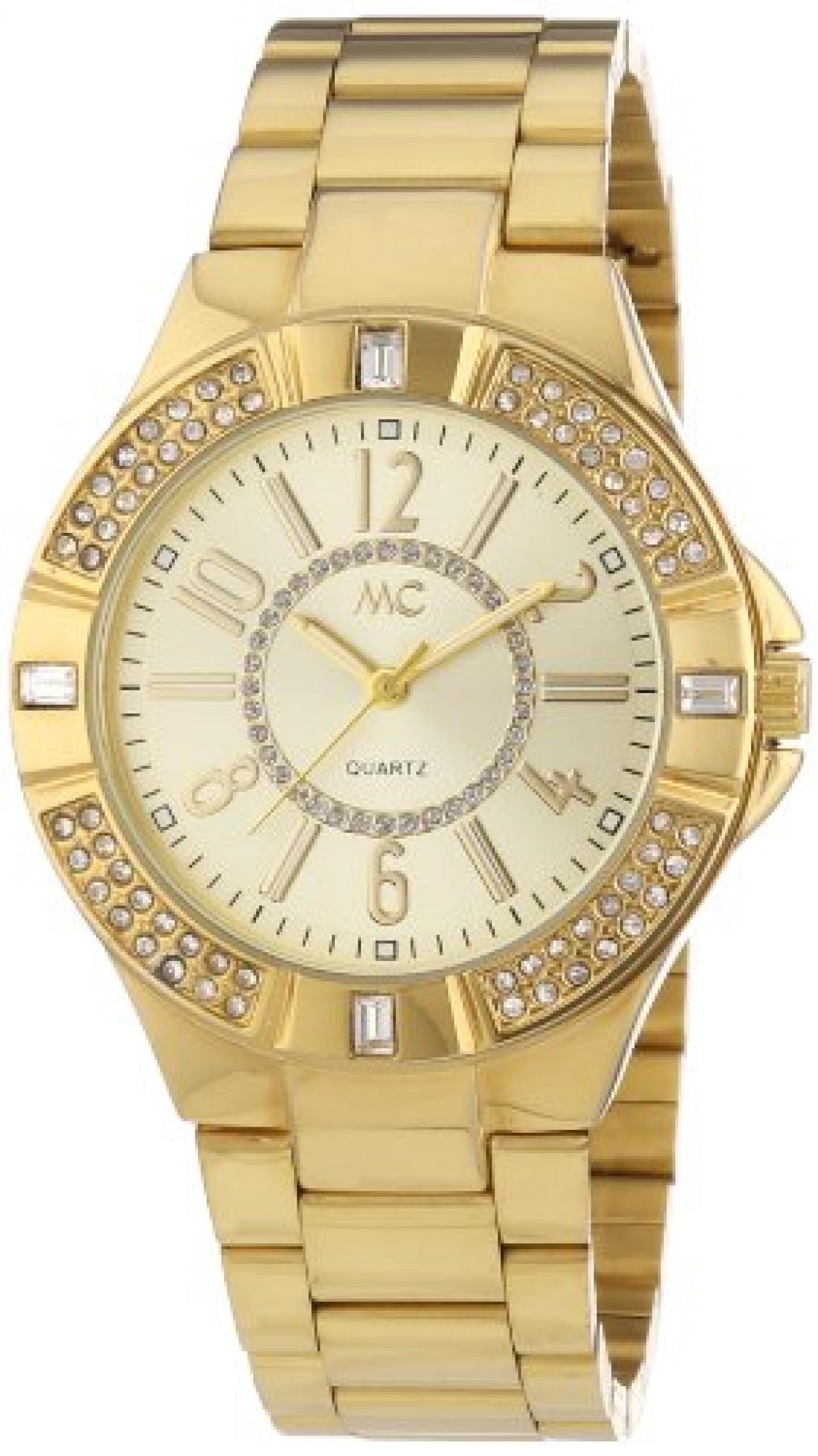 MC Timetrend Damen-Armbanduhr Analog Quarz Metallband 50878 