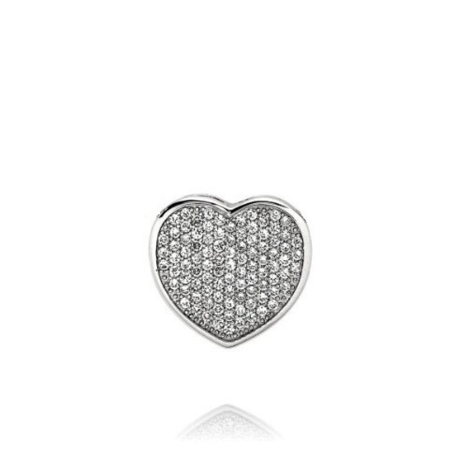Rafaela Donata Damen-Anh&auml;nger Herz Classic Collection 925 Sterling Silber Zirkonia wei&szlig; (ohne Kette)  60800235 