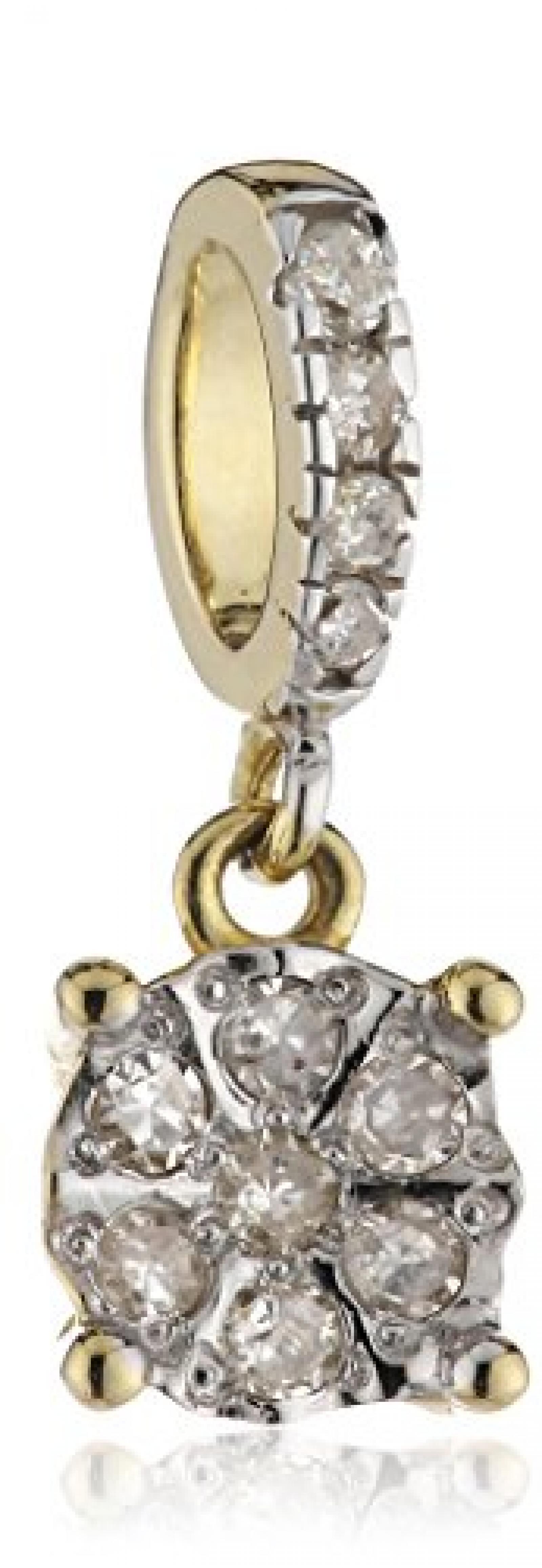 goldmaid Damen-Anhänger Glamour 585 Gelbgold 11 Diamanten 0,10ct 13.1 mm Pa A6337GG goldmaid Damen-Anhänger Glamour 585 Gelbgold 11 Diamanten 0,10ct 13.1 mm Pa A6337GG