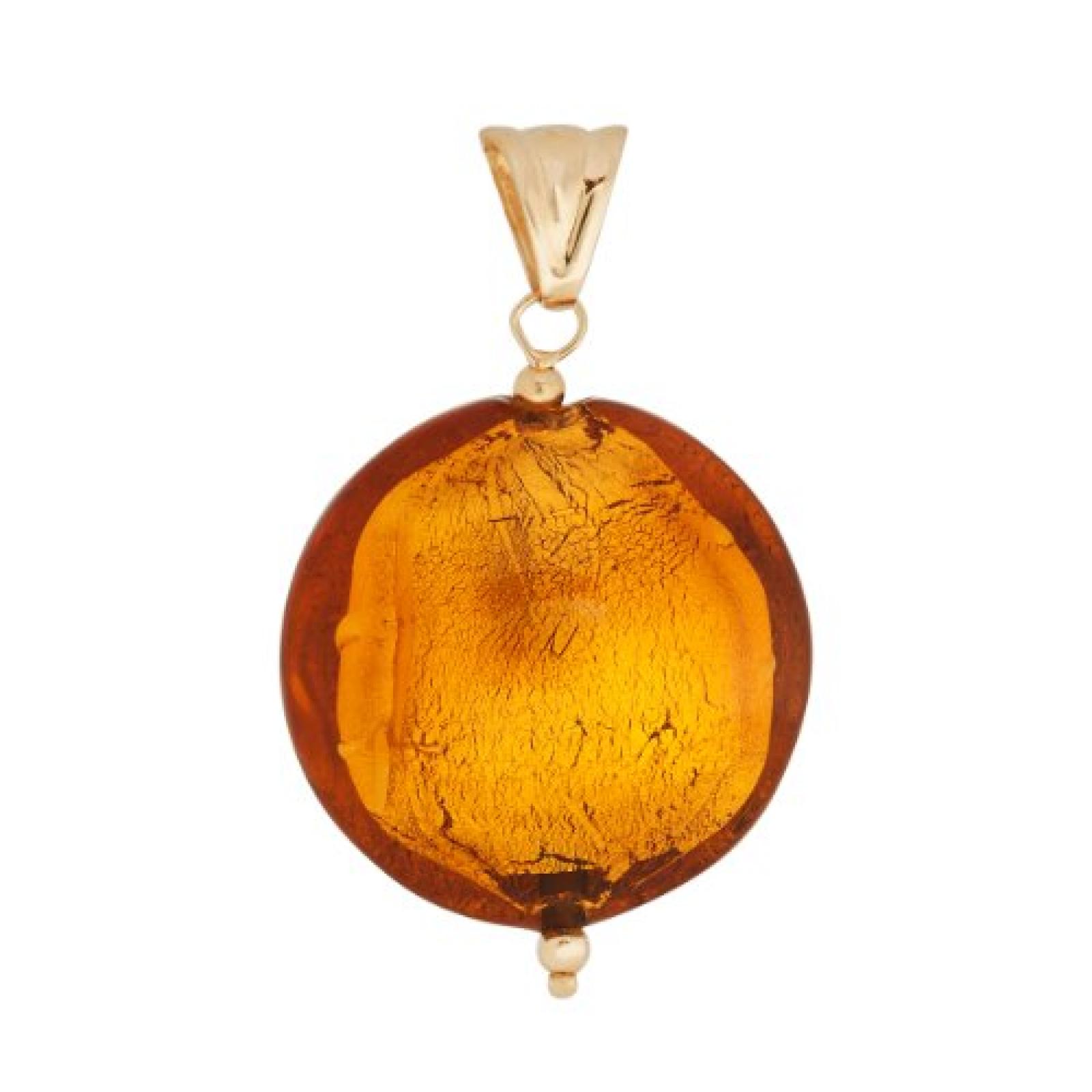 Bella Donna Damen-Anh&Atilde;&curren;nger 9 Karat (375) Gelbgold Glas 6246ANH4MU 