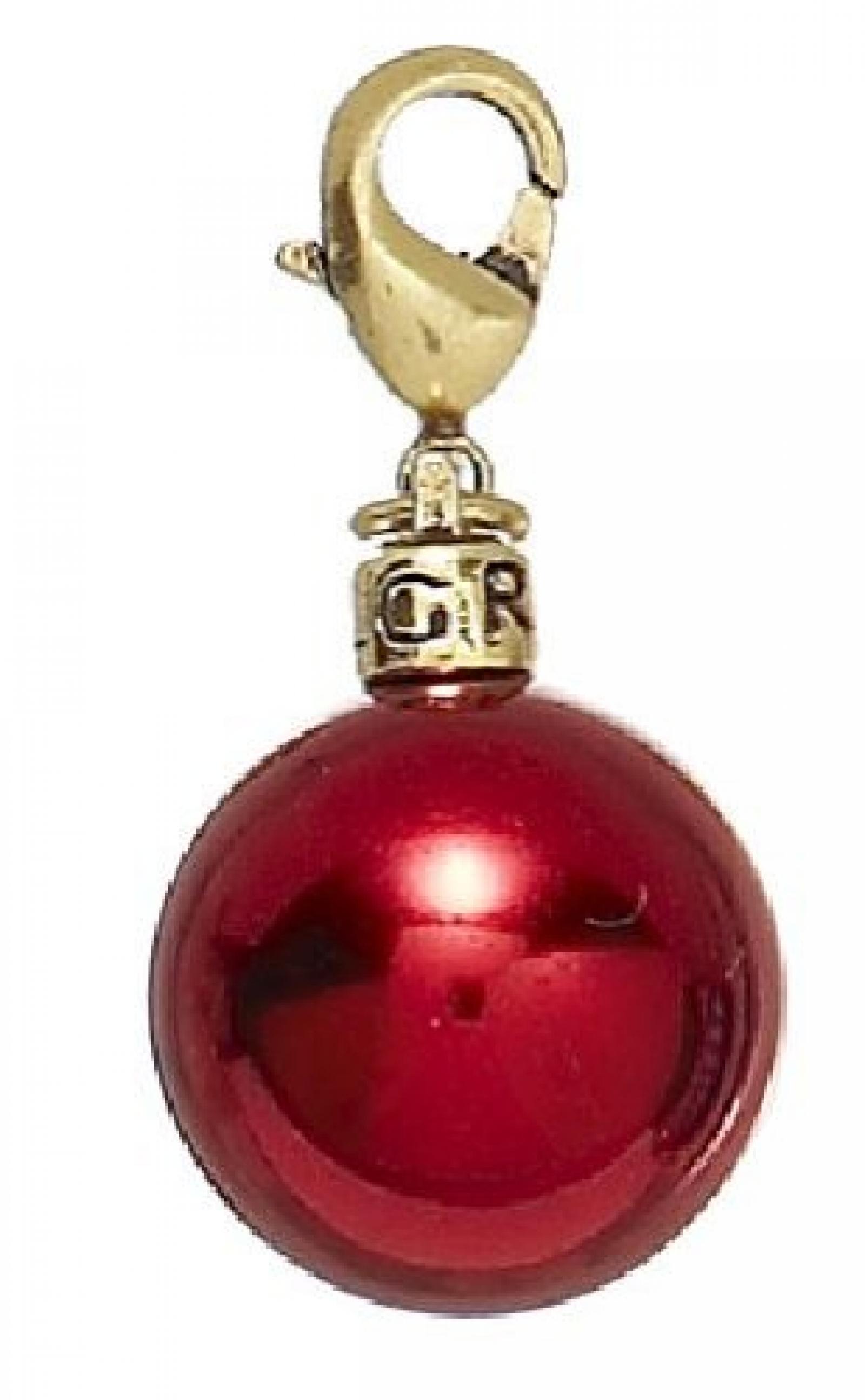 Pilgrim Damen-Anh&auml;nger, Vergoldet, Rot 444-543 