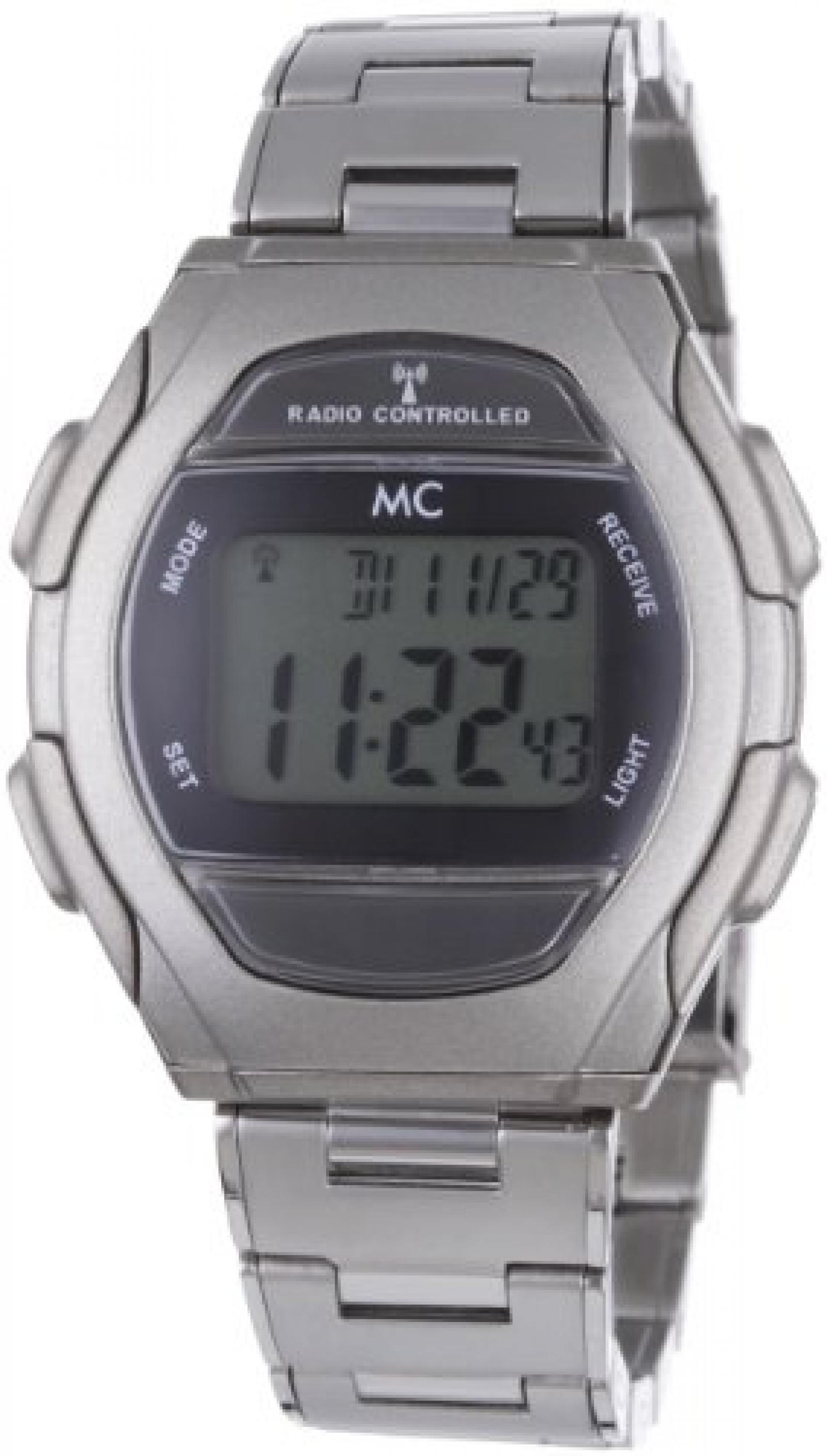 MC Timetrend Herren-Armbanduhr Digital Quarz Funk Metallband 30280 MC Timetrend Herren-Armbanduhr Digital Quarz Funk Metallband 30280