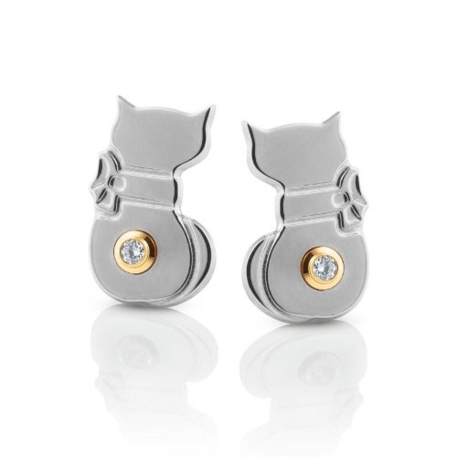 NominatioN SYMPHONY Ohrstecker (Katze) 026251-014 