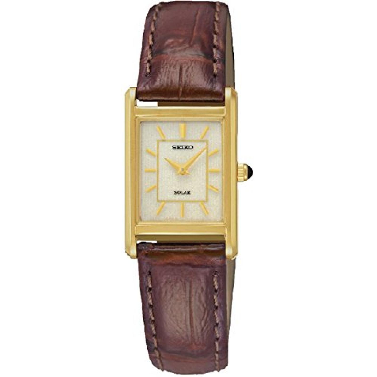 Seiko Unisex-Armbanduhr Analog Quarz Leder SUP252P1 Seiko Unisex-Armbanduhr Analog Quarz Leder SUP252P1