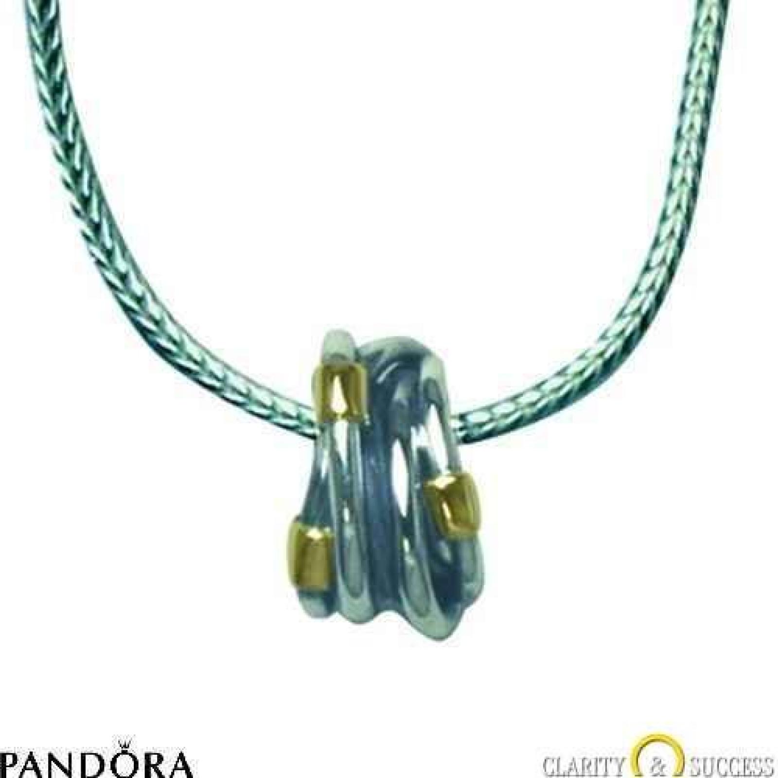 Pandora Kette mit Anh&auml;nger bicolor 