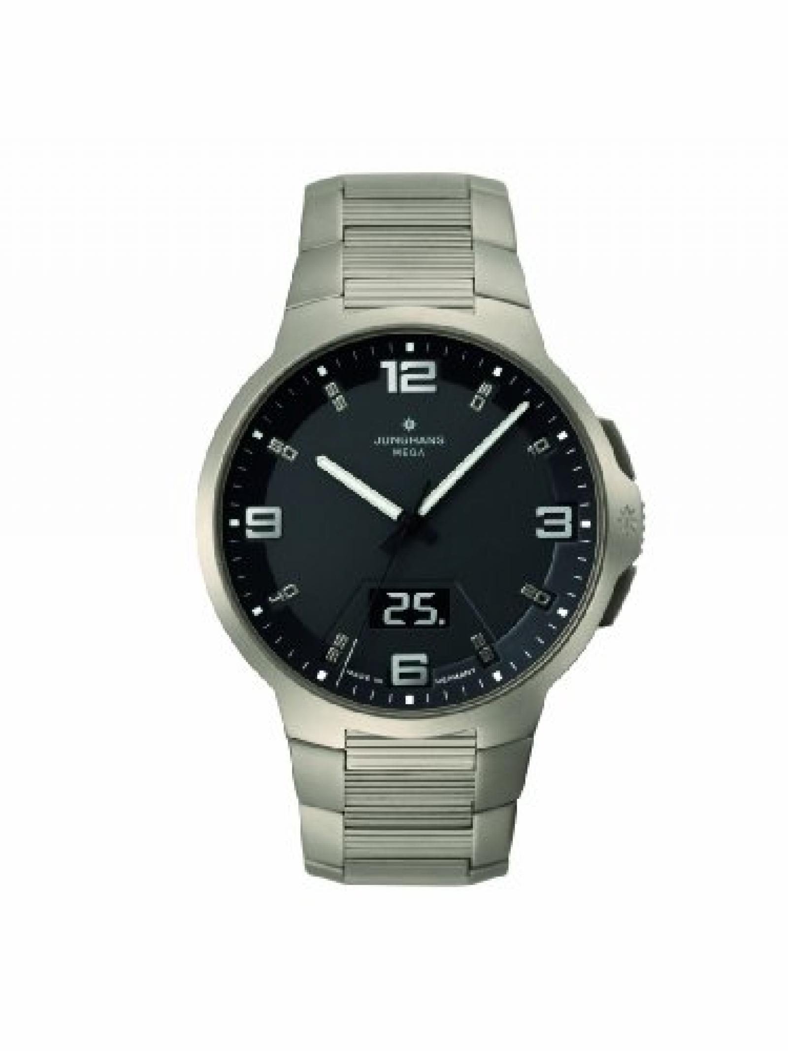 Junghans Herren-Armbanduhr Voyager Funk Titanium 030/2902.44 