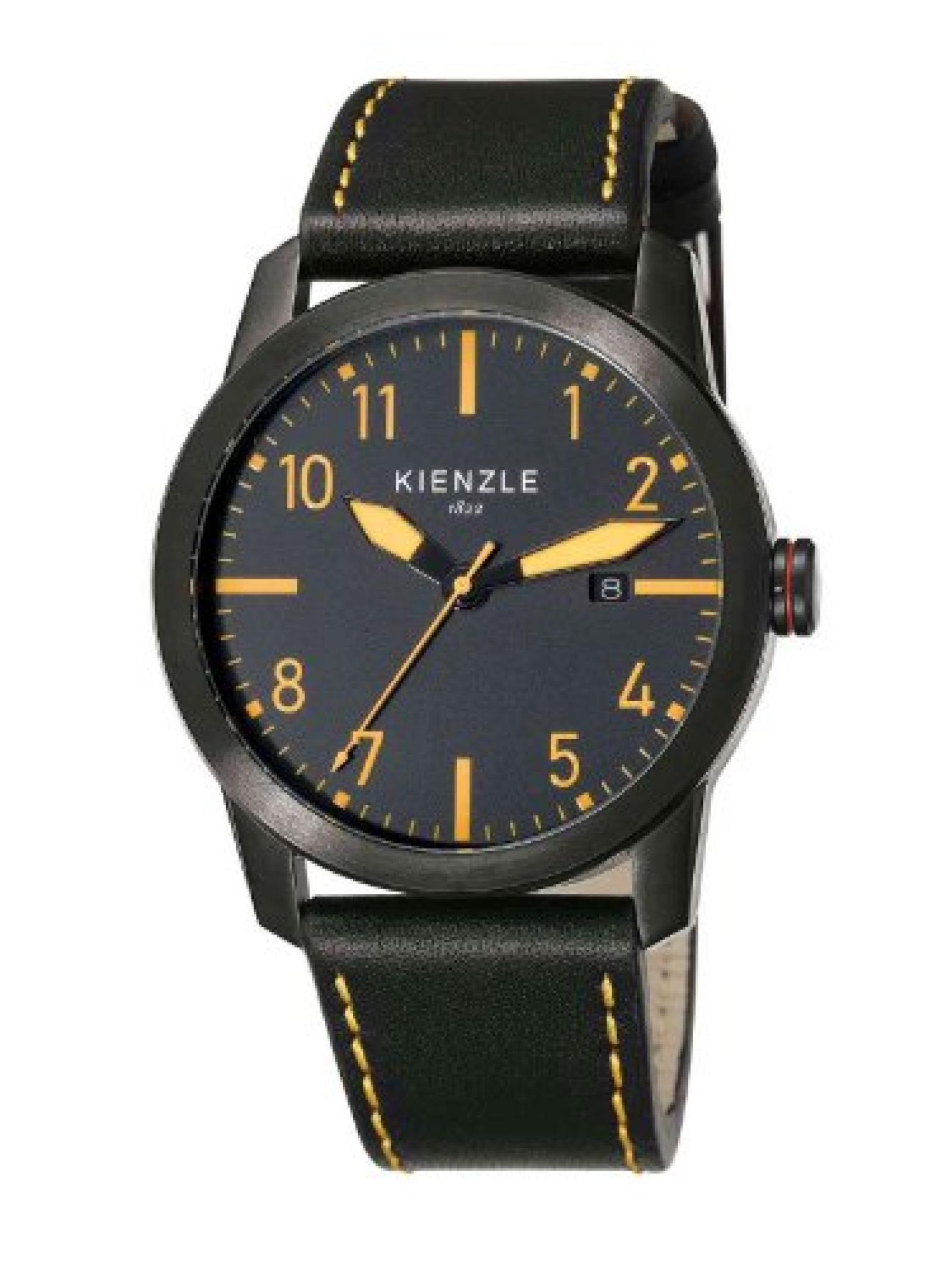 Kienzle Herren-Armbanduhr XL Analog Leder K3081043021 Kienzle Herren-Armbanduhr XL Analog Leder K3081043021