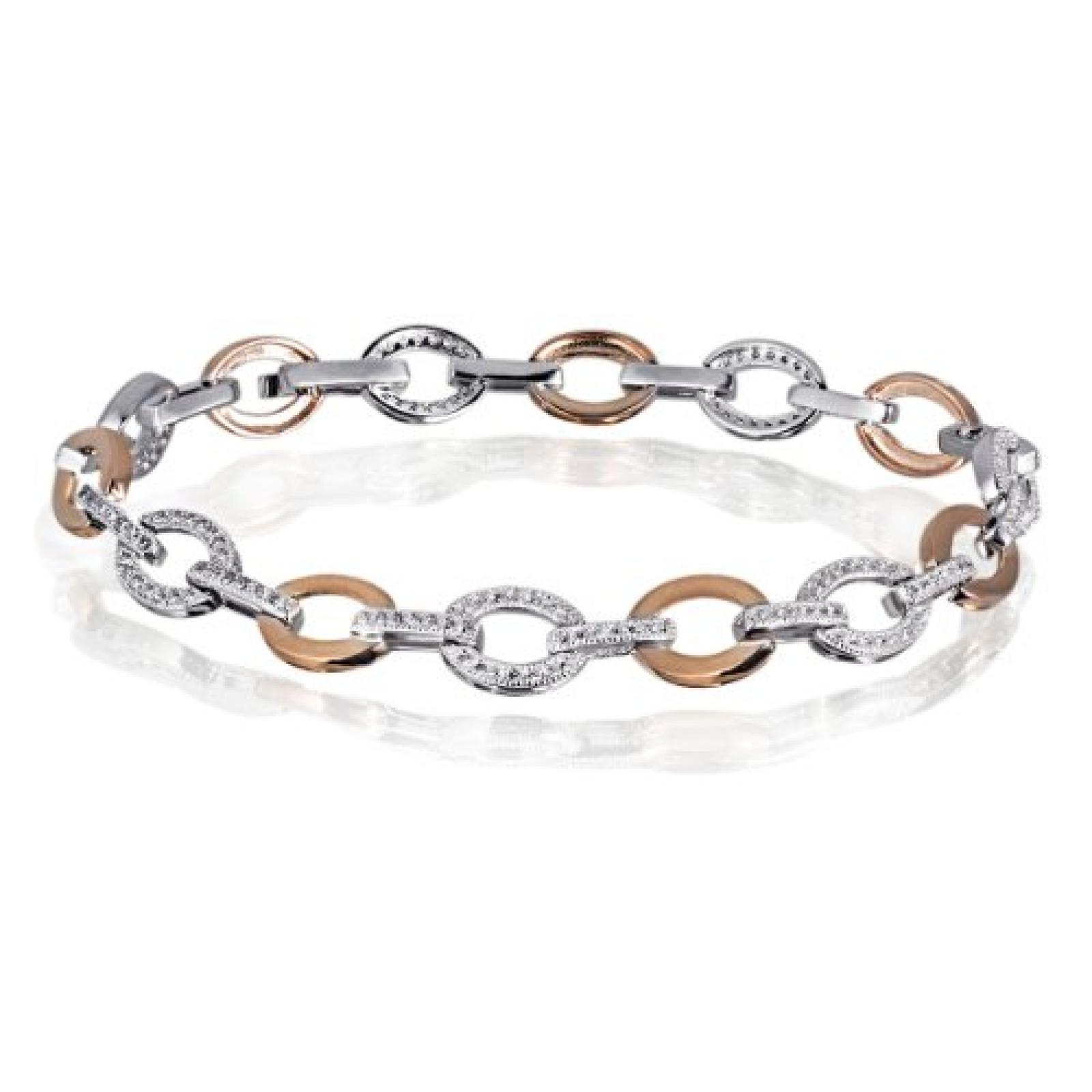 Goldmaid Damen Armband 925 Sterling Silber Zirkonia  weiß Pa A6282 